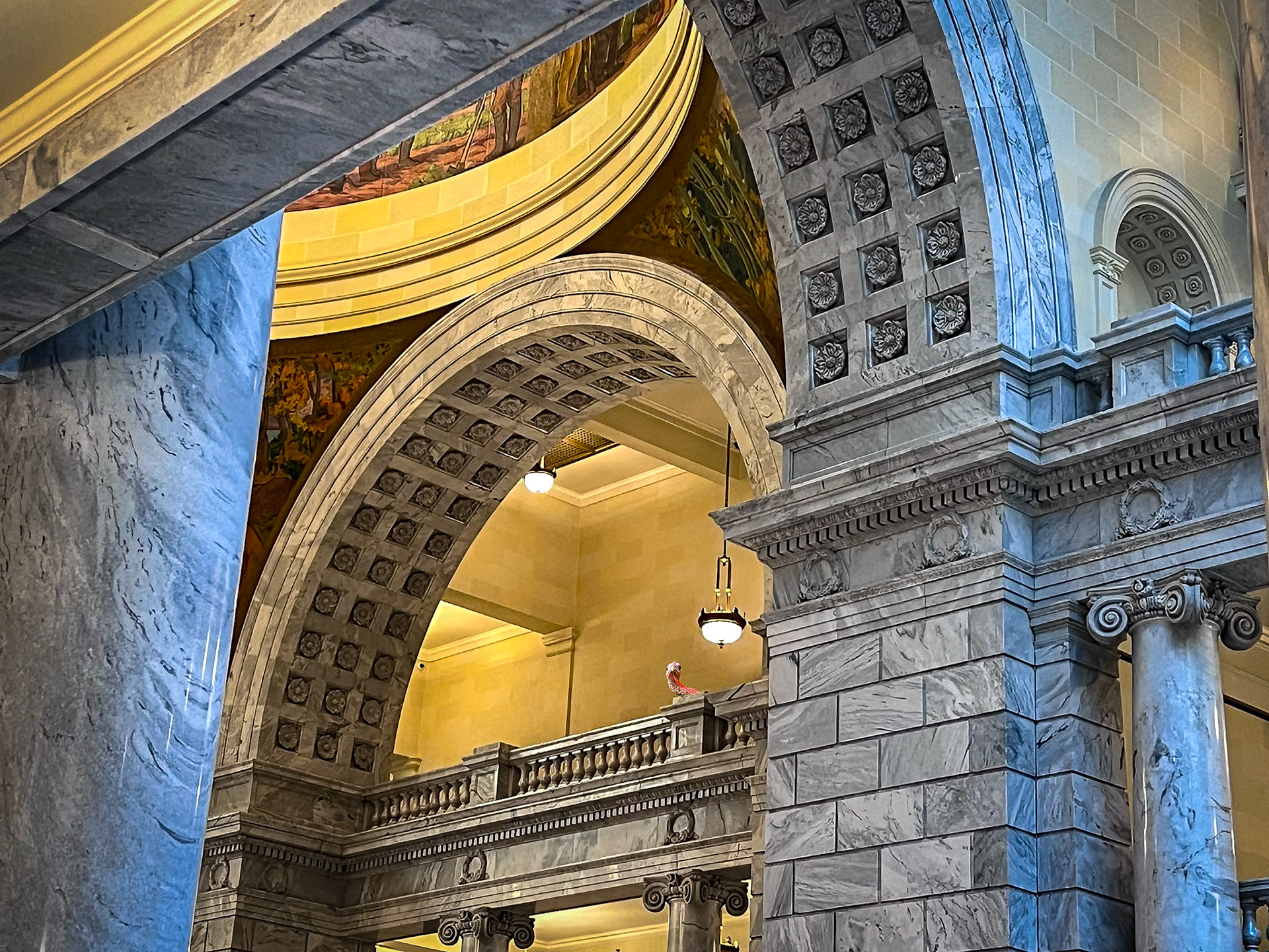 Turkey on the mezzanine 