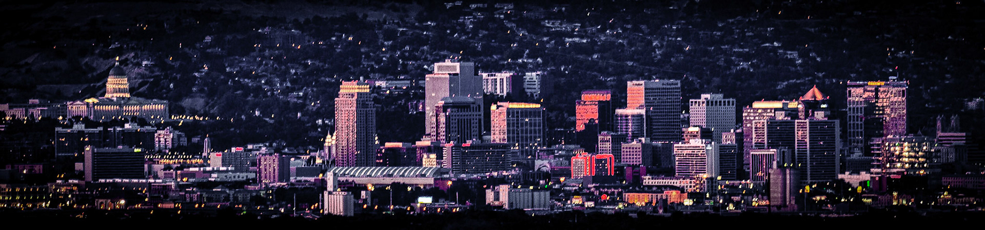 Salt Lake City, UT looking from the west