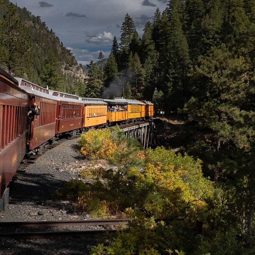 Over the trestle - DSNGRR