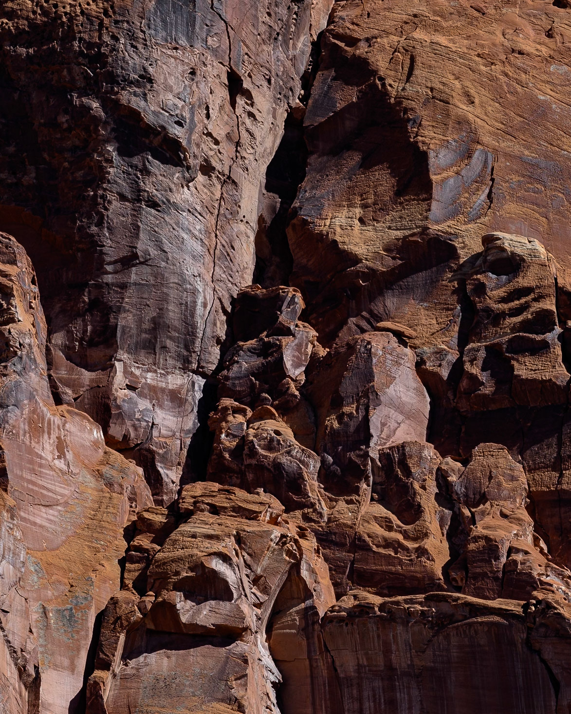 Temple Wall Detail - Capitol Reef Nta'l Plark