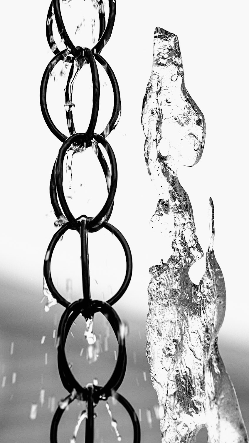 Rain Chain Ice - Abstract #2