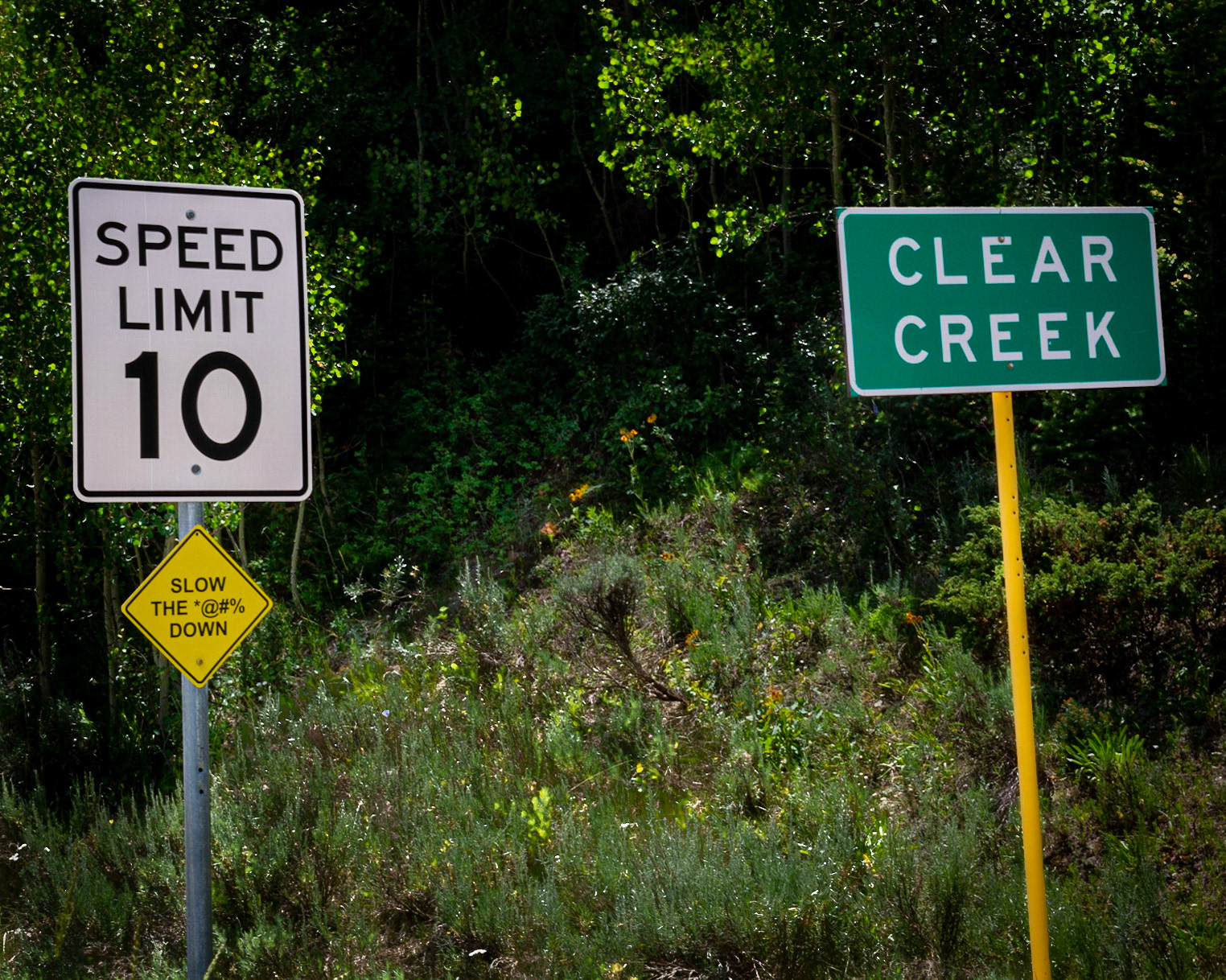 Serious Speed Limit Advice - Clear Creek, UT