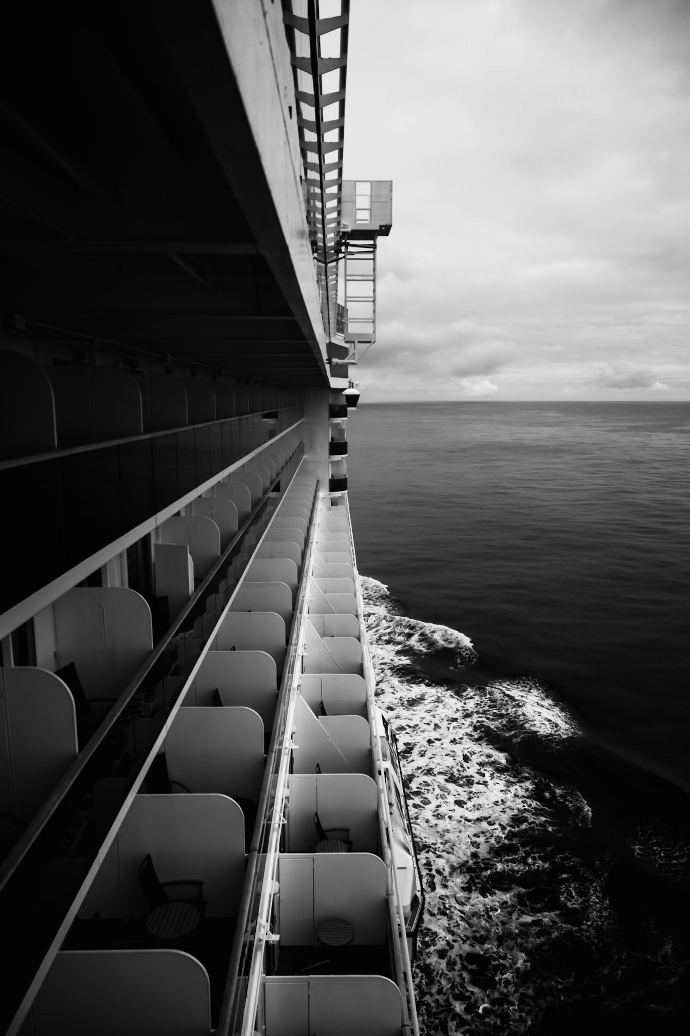 Dark and Gloomy day at sea (IR)