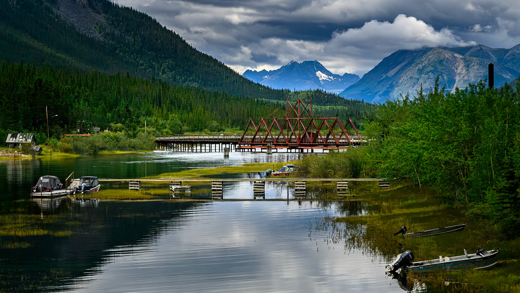 Bridge at Carcross, Yukon Territory 