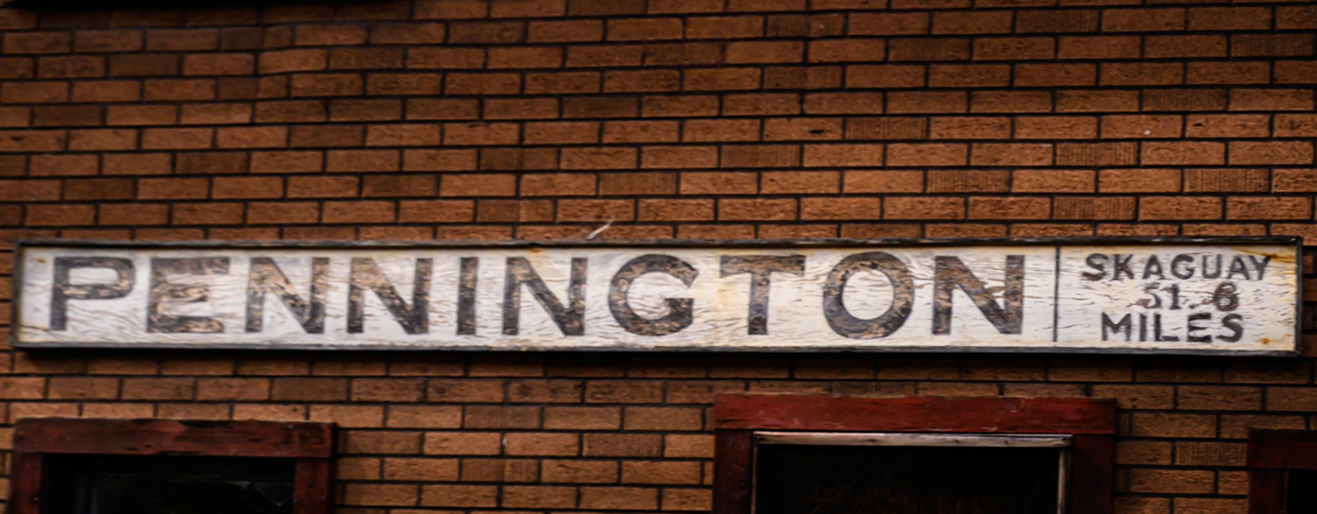 Old Pennington Station Sign