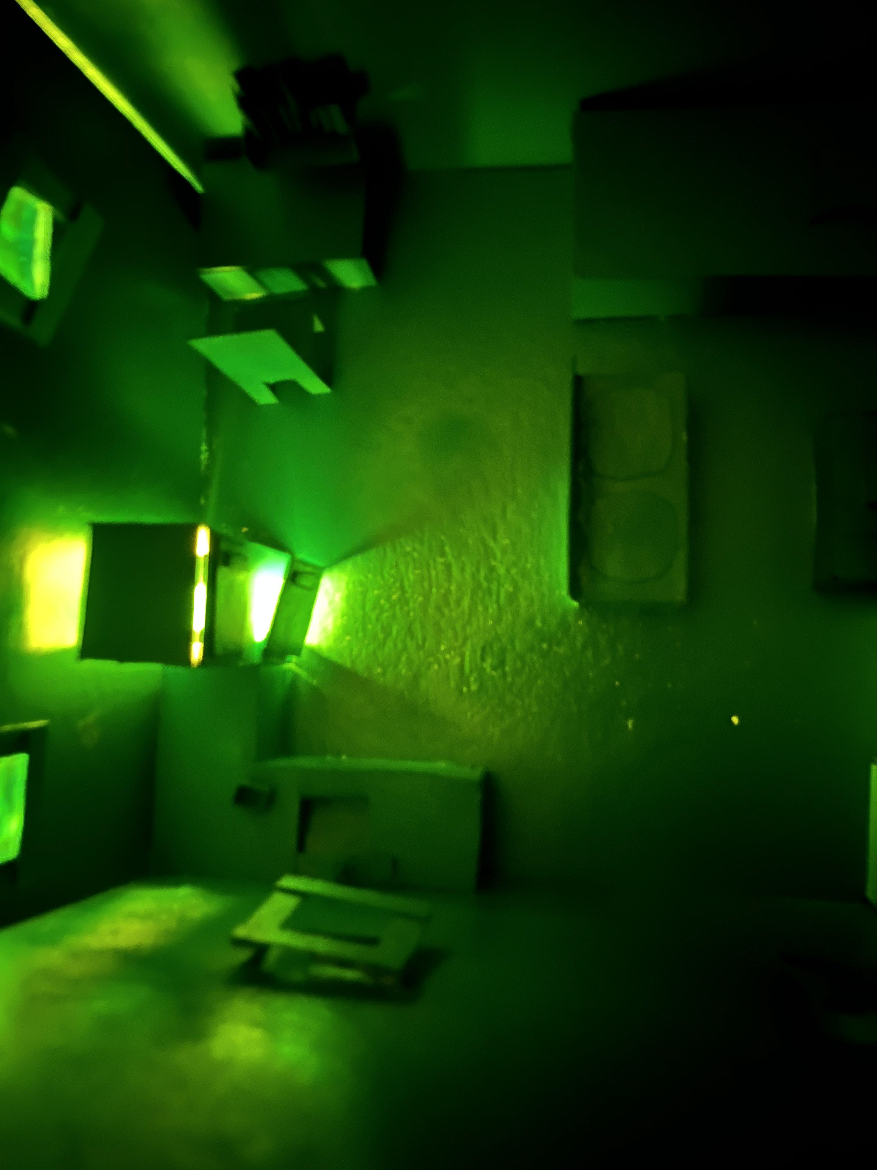 Test of the lighting setup.