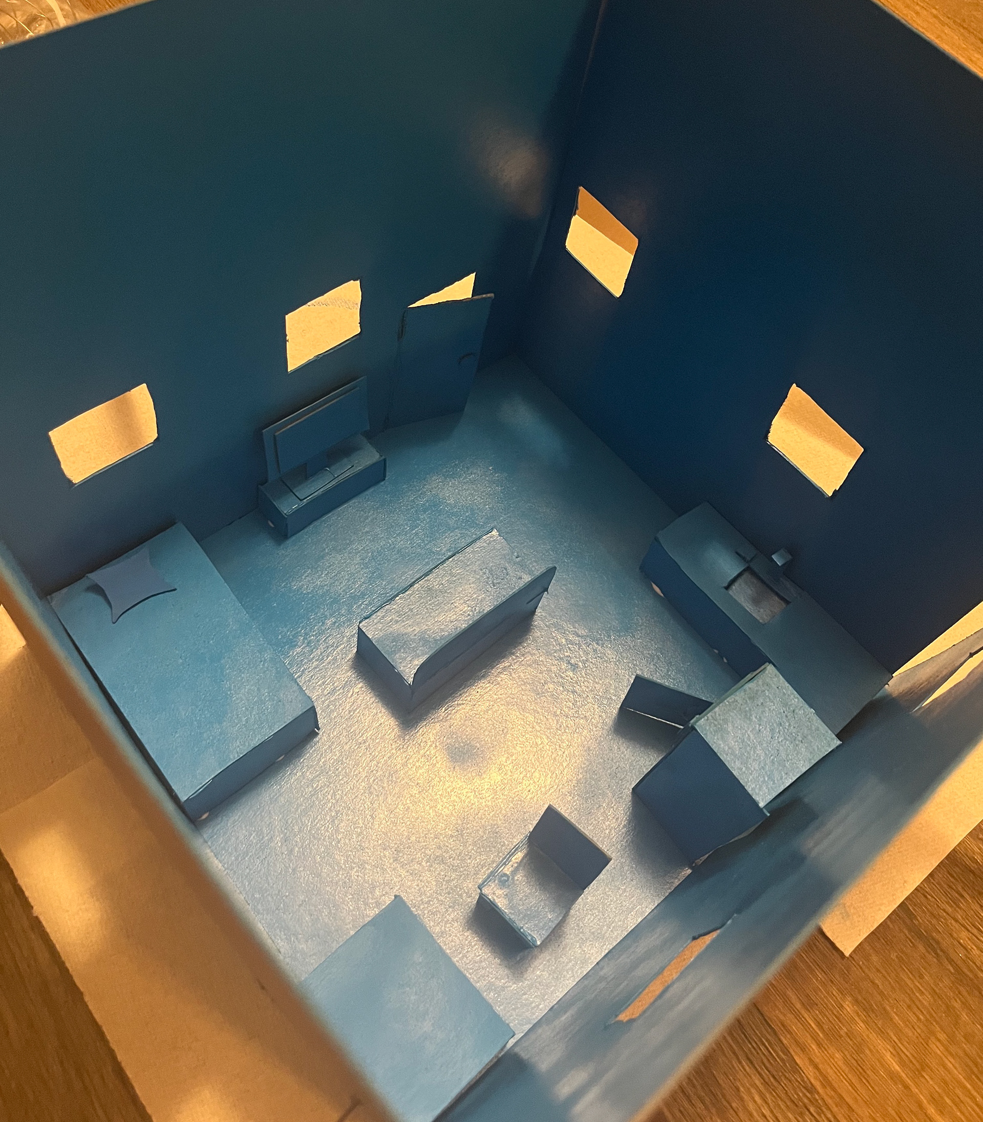 The "Blue Room."