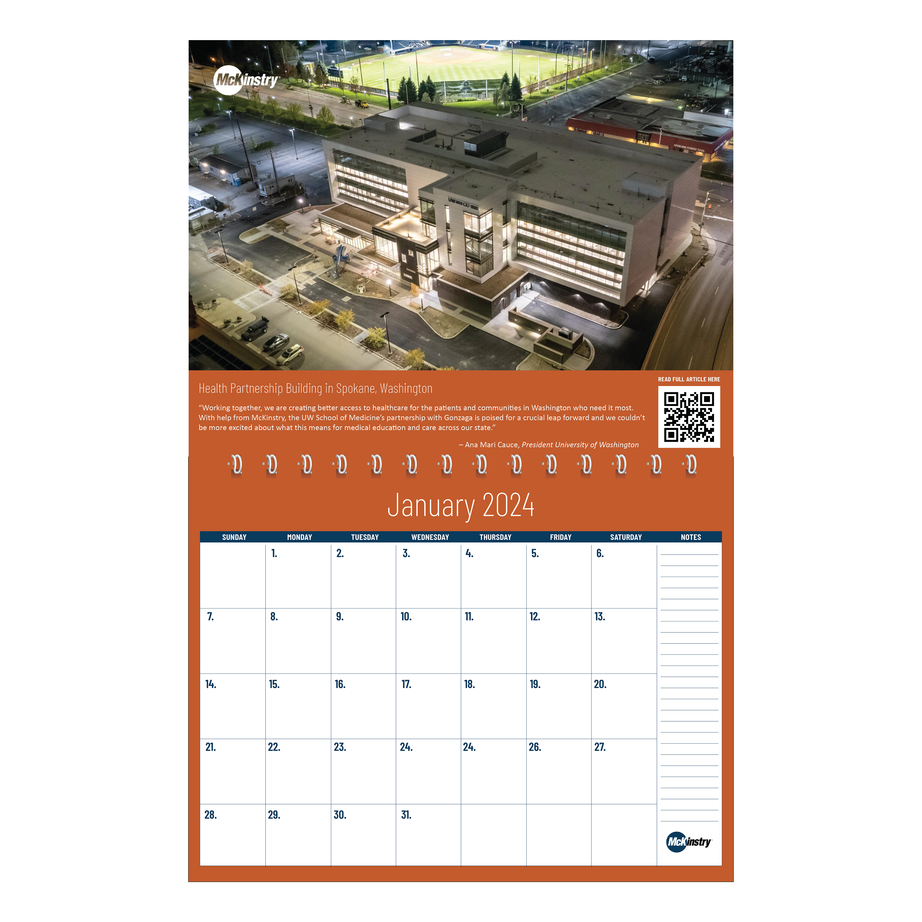 McKinstry Employee Calendar Mockup