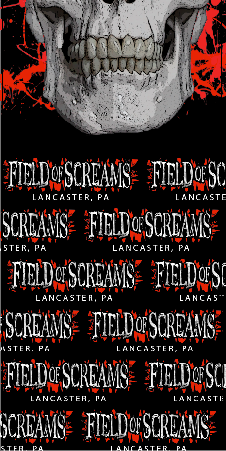 Field of Screams Skull Gator Mask