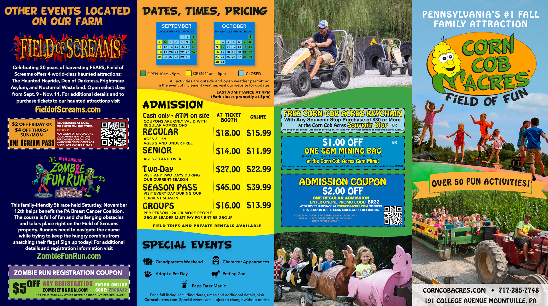 Corn Cob Acres Brochure - Outside