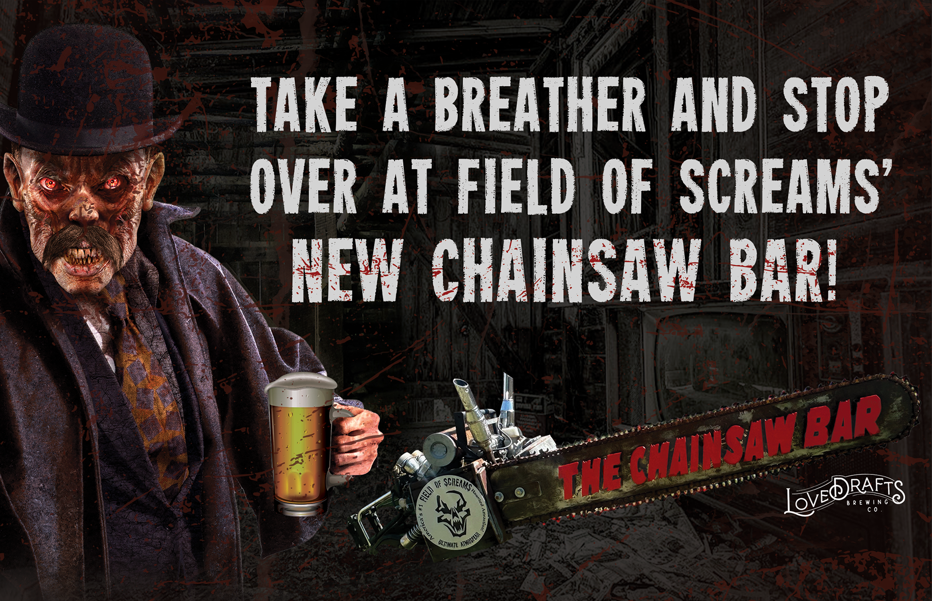 Chainsaw Bar Signage