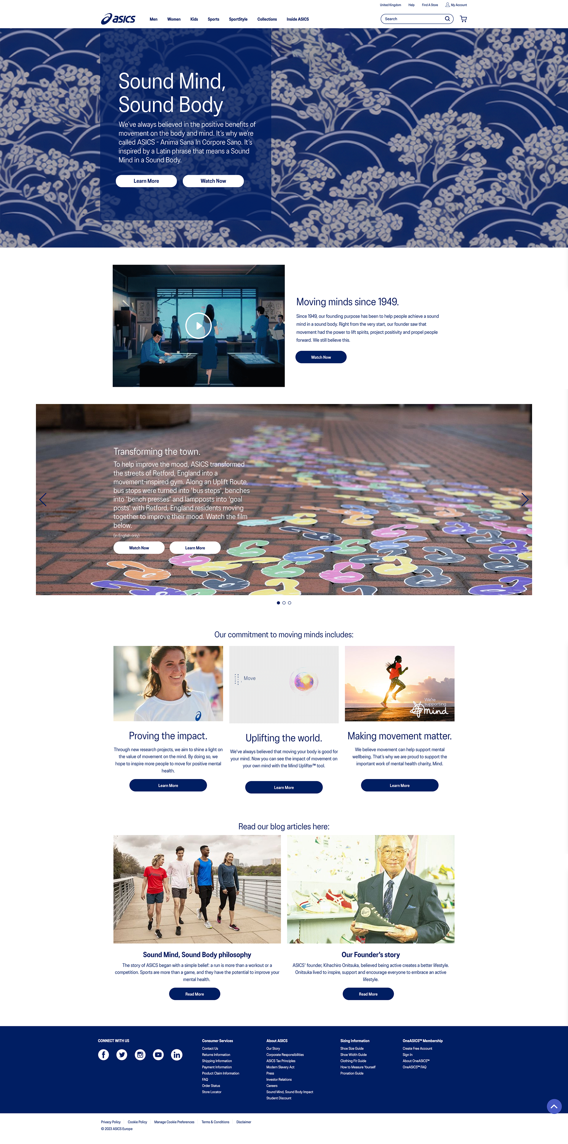 Japanese Inspired Artwork | Landing Page Mockup