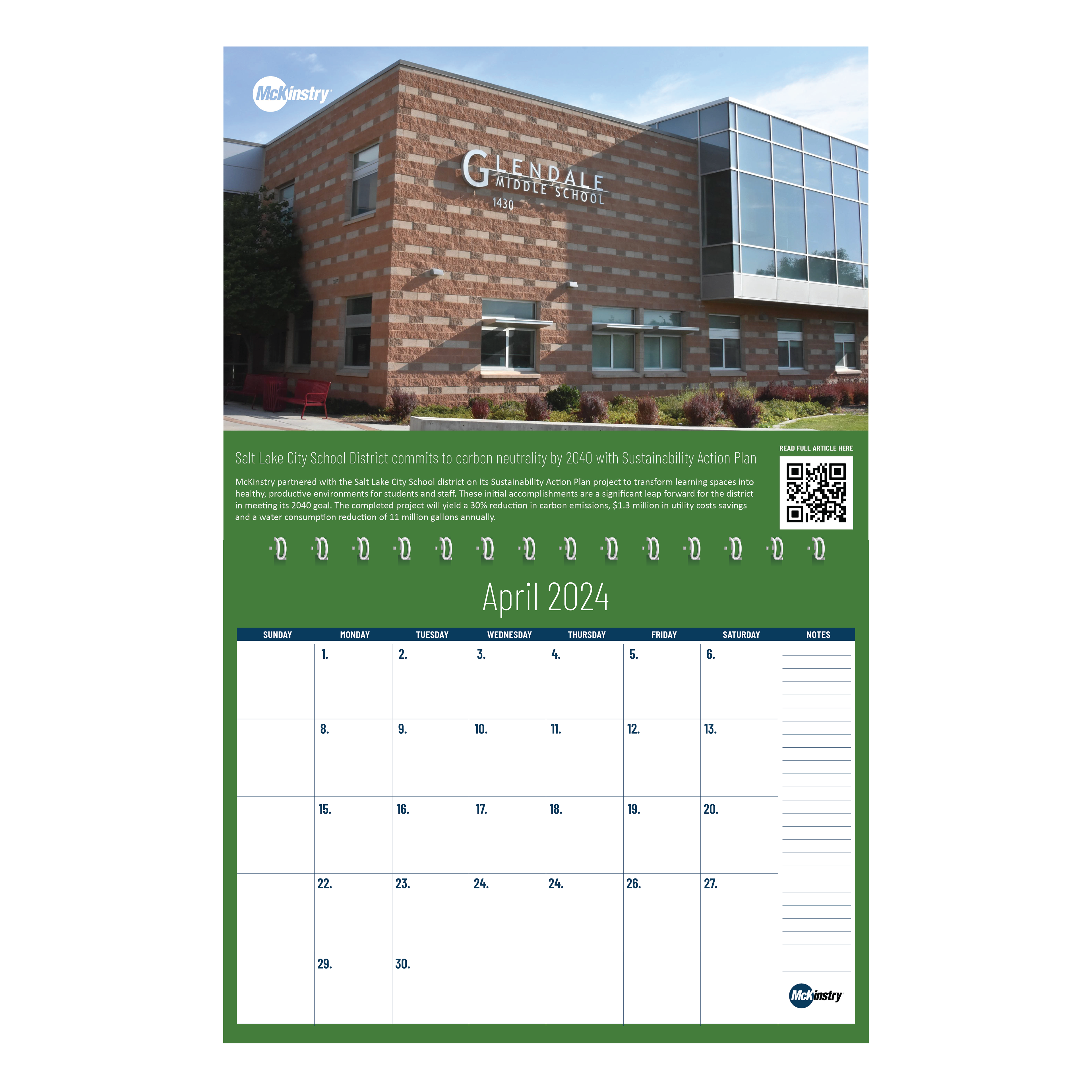 McKinstry Employee Calendar Mockup