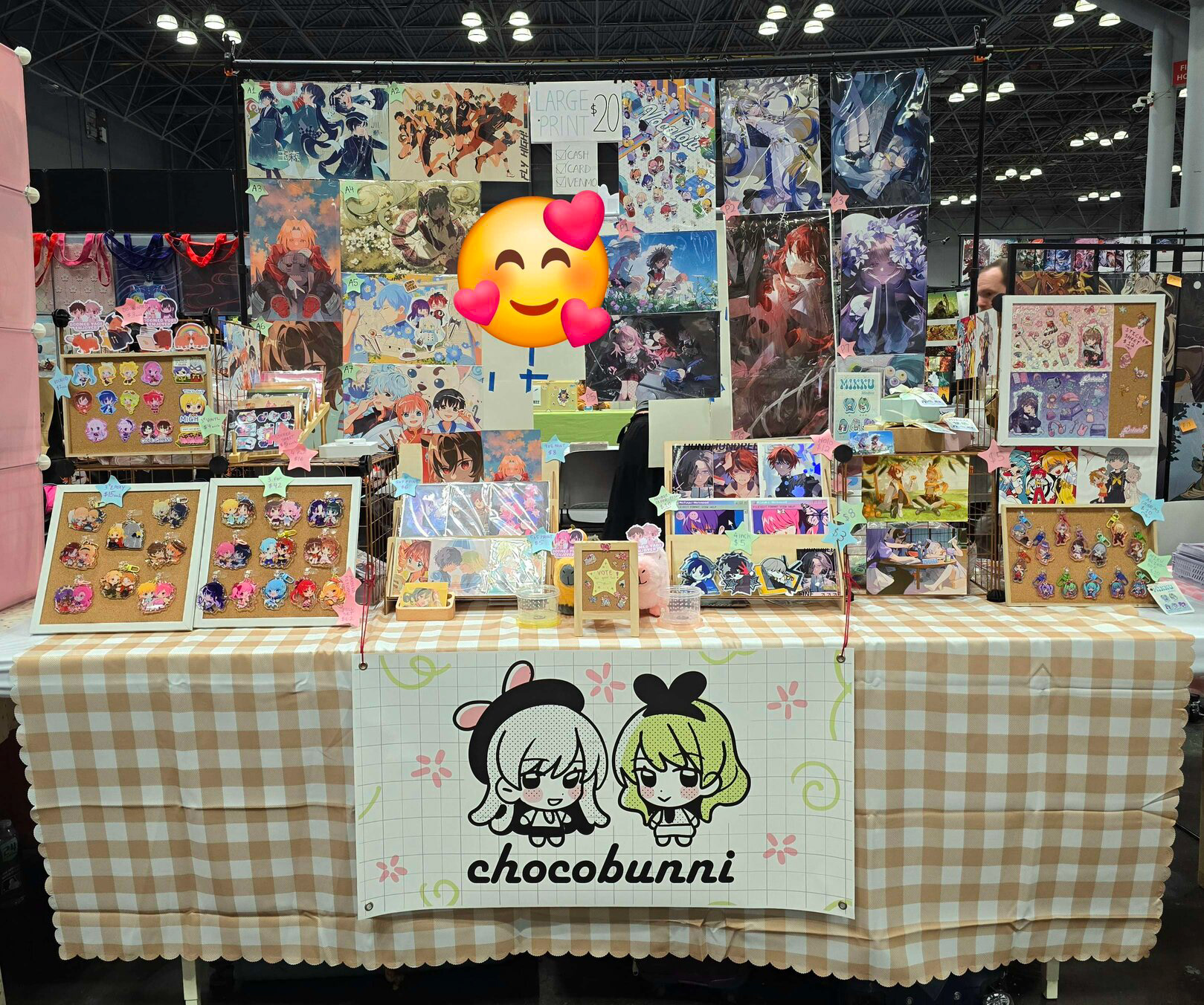 AnimeNYC 2025 Artist Alley with @catchechoco (Instagram)