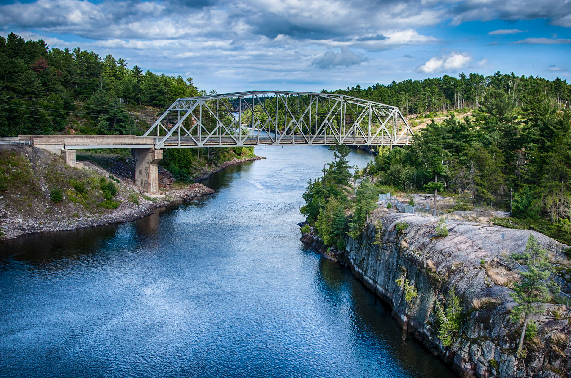 Bridge over the French River