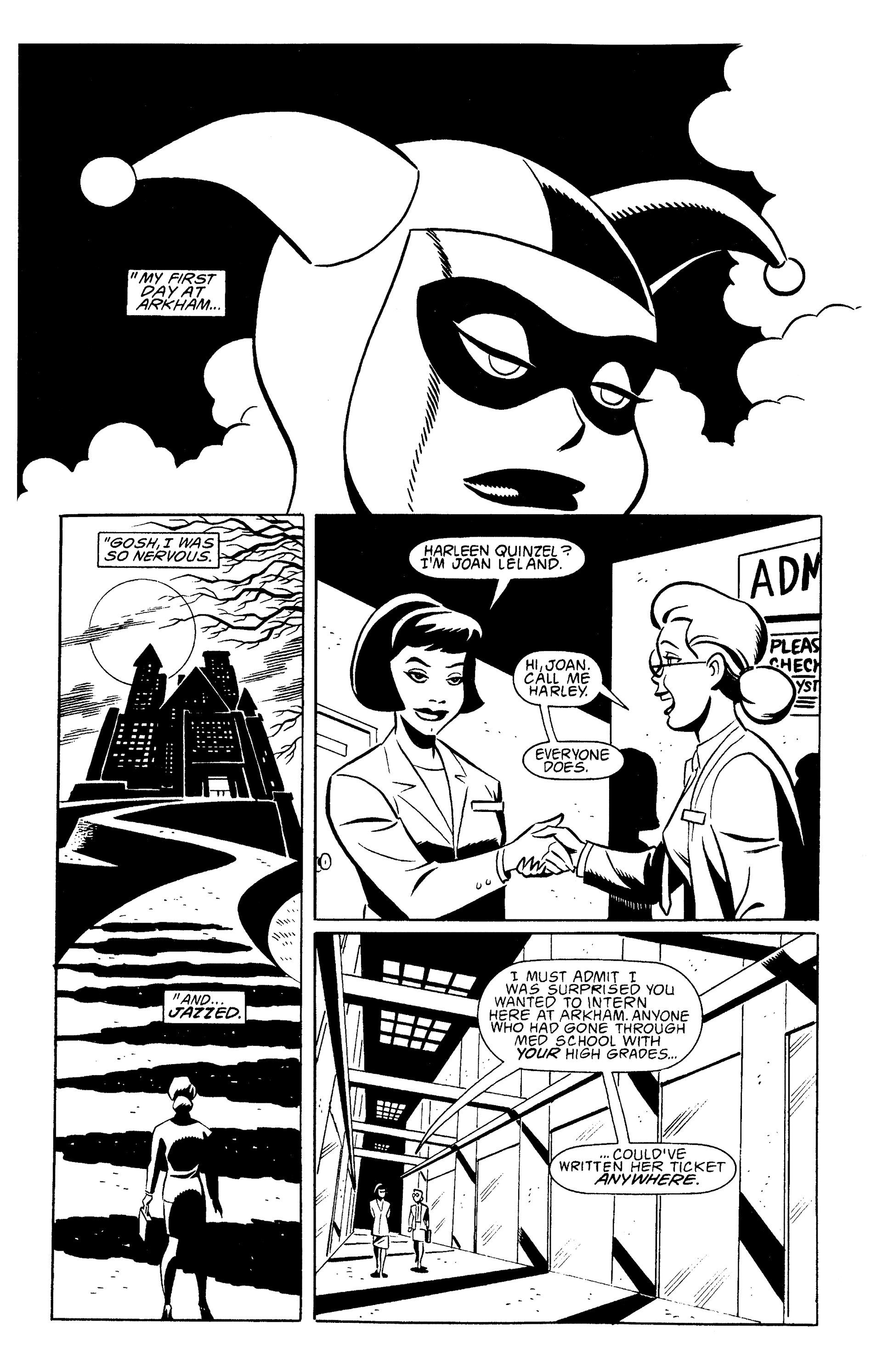 Art by Paul Dini & Bruce Timm