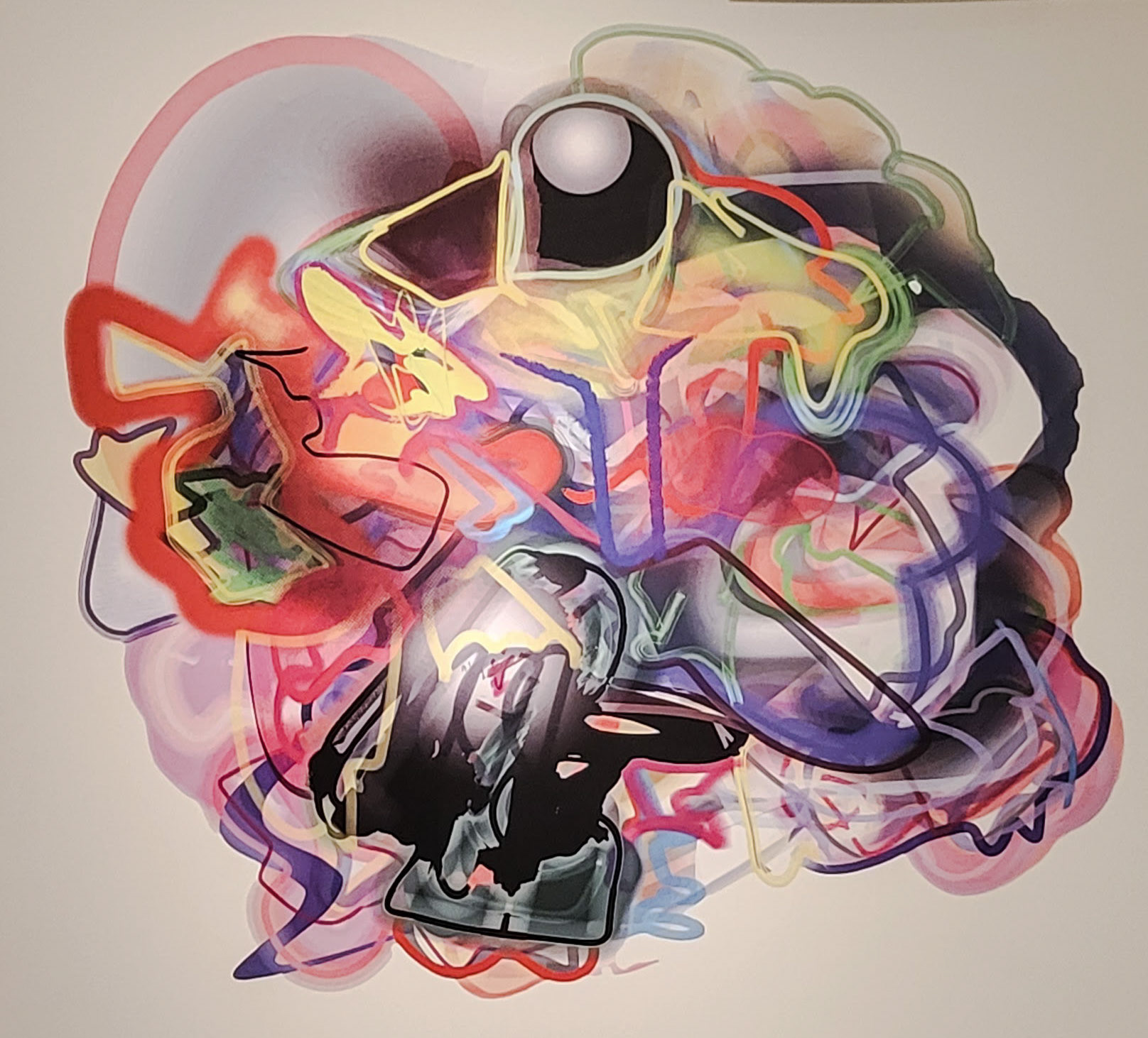 All Seer with Anvil, Digital Drawing, Sketcbhook App, Output on Phototex 2023