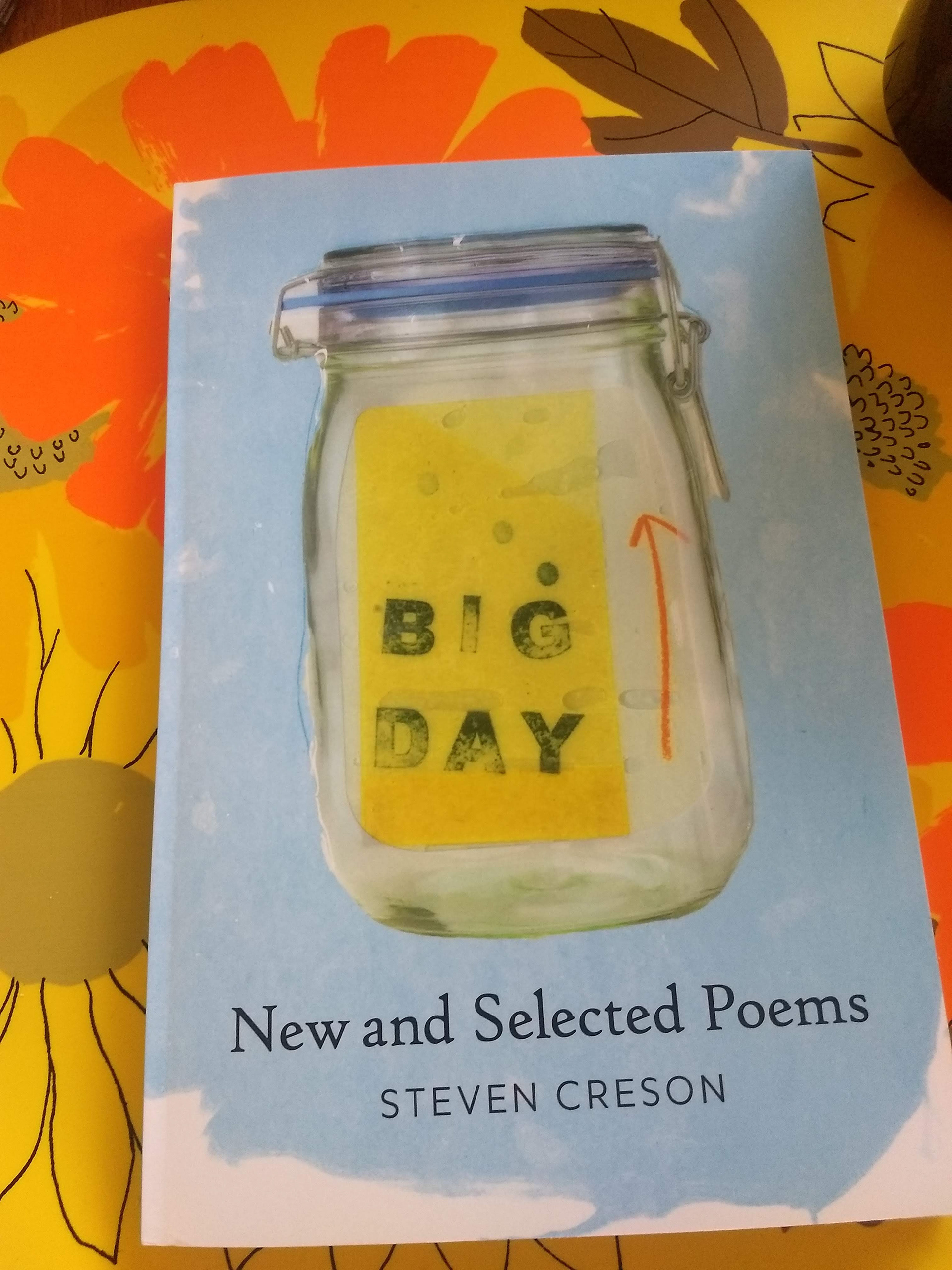 Big Day, New and Selected Poems book cover design 2020
