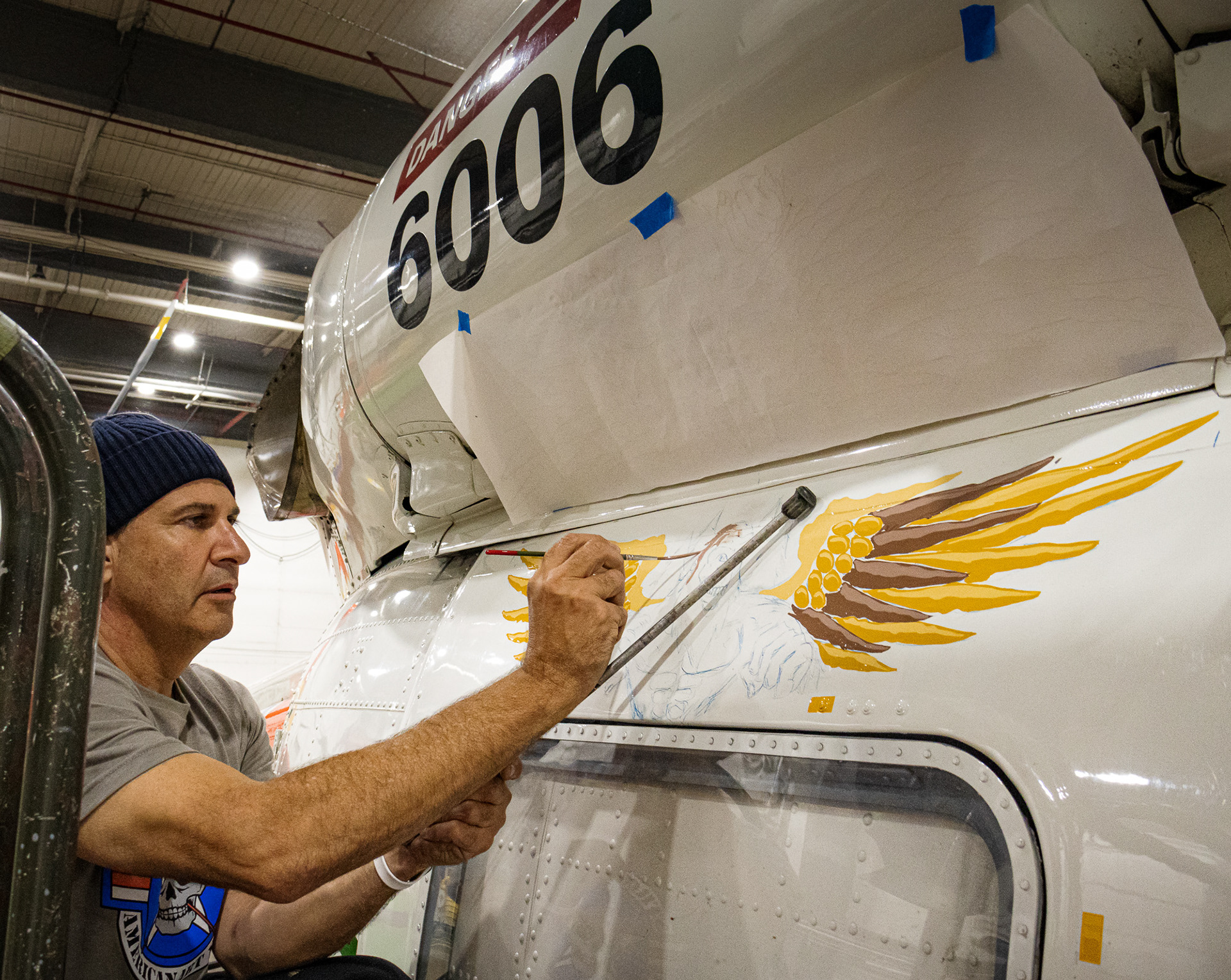 Custom-designed “WINGED SASQUATCH"