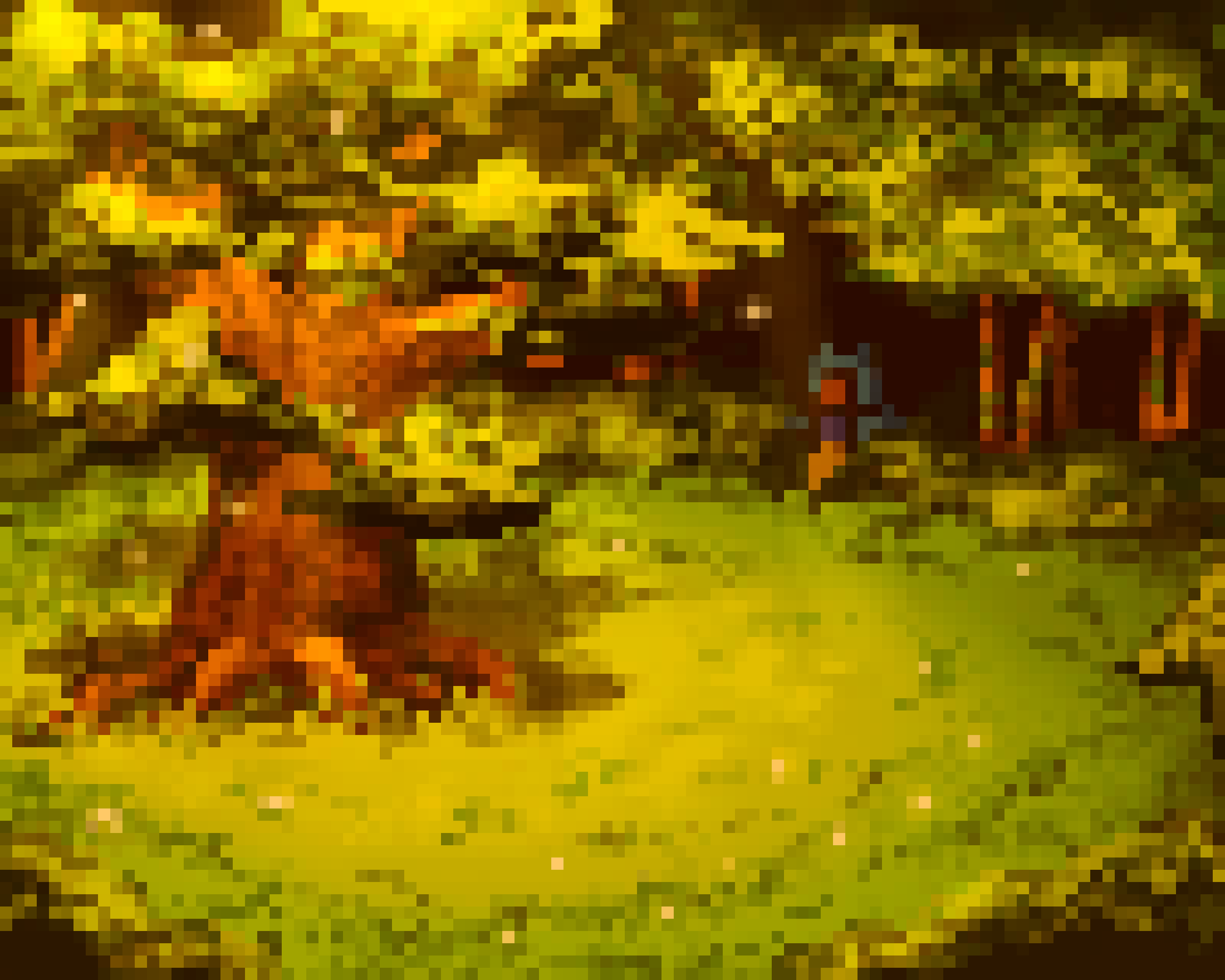 "Oak Tree" 8bit Art