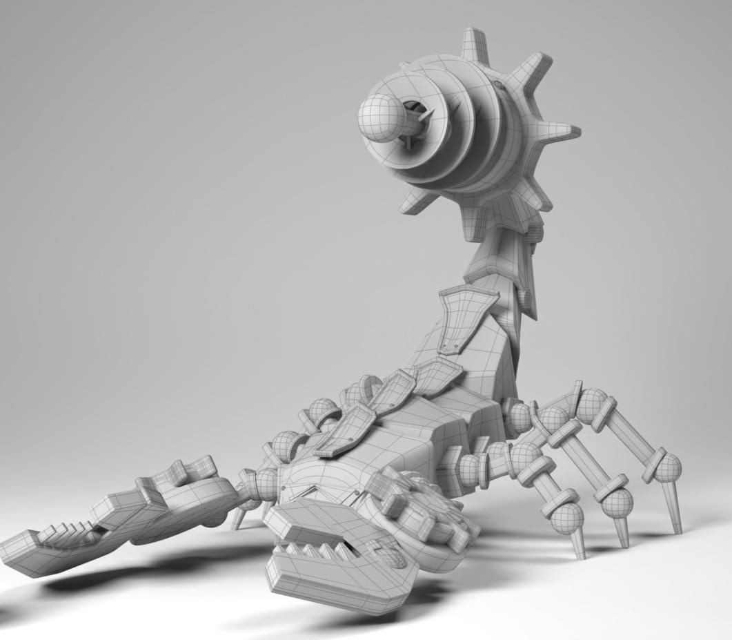 Scorpion - Wireframe