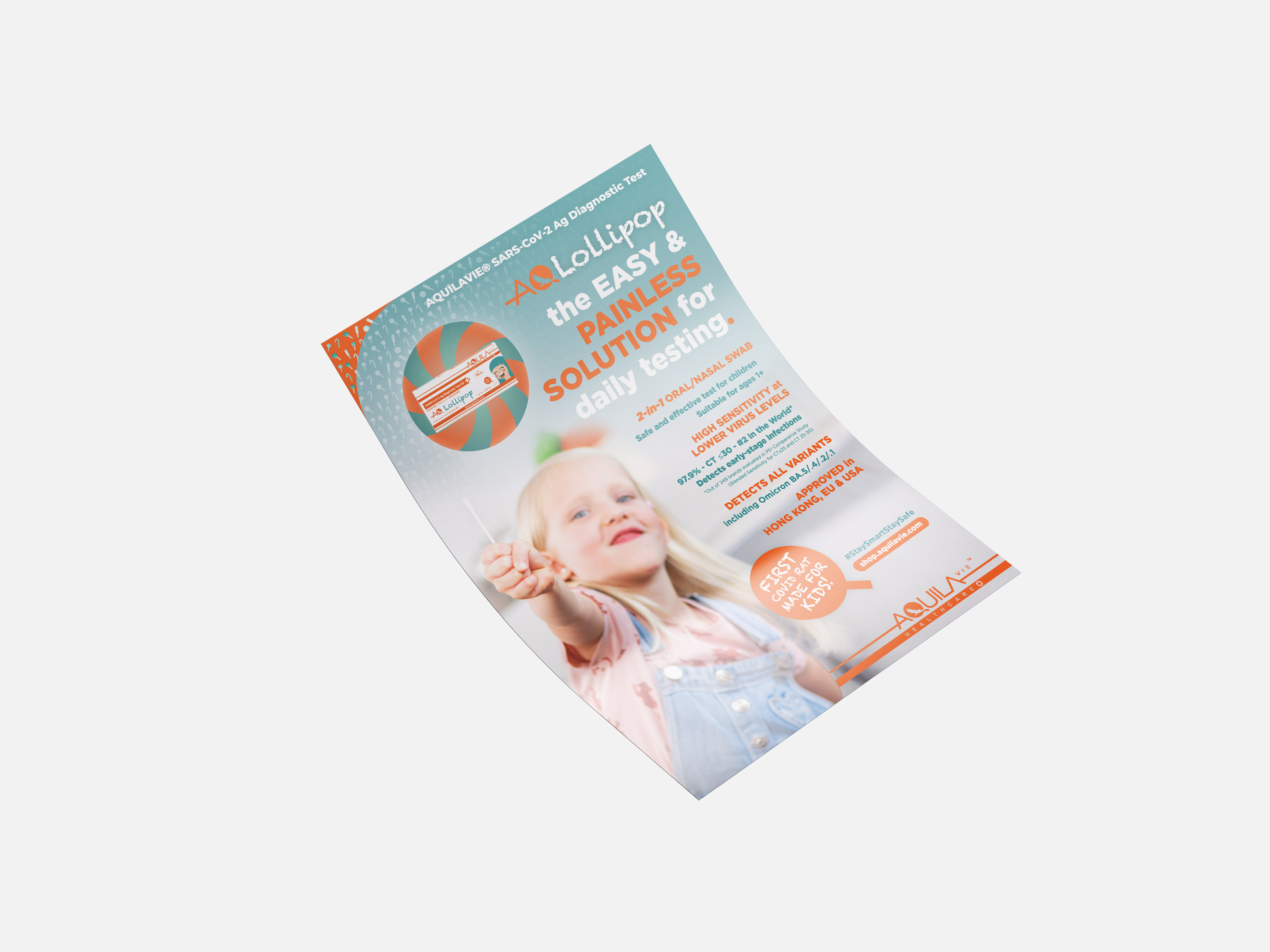 Aquila Healthcare Kids Covid Test - Flyer