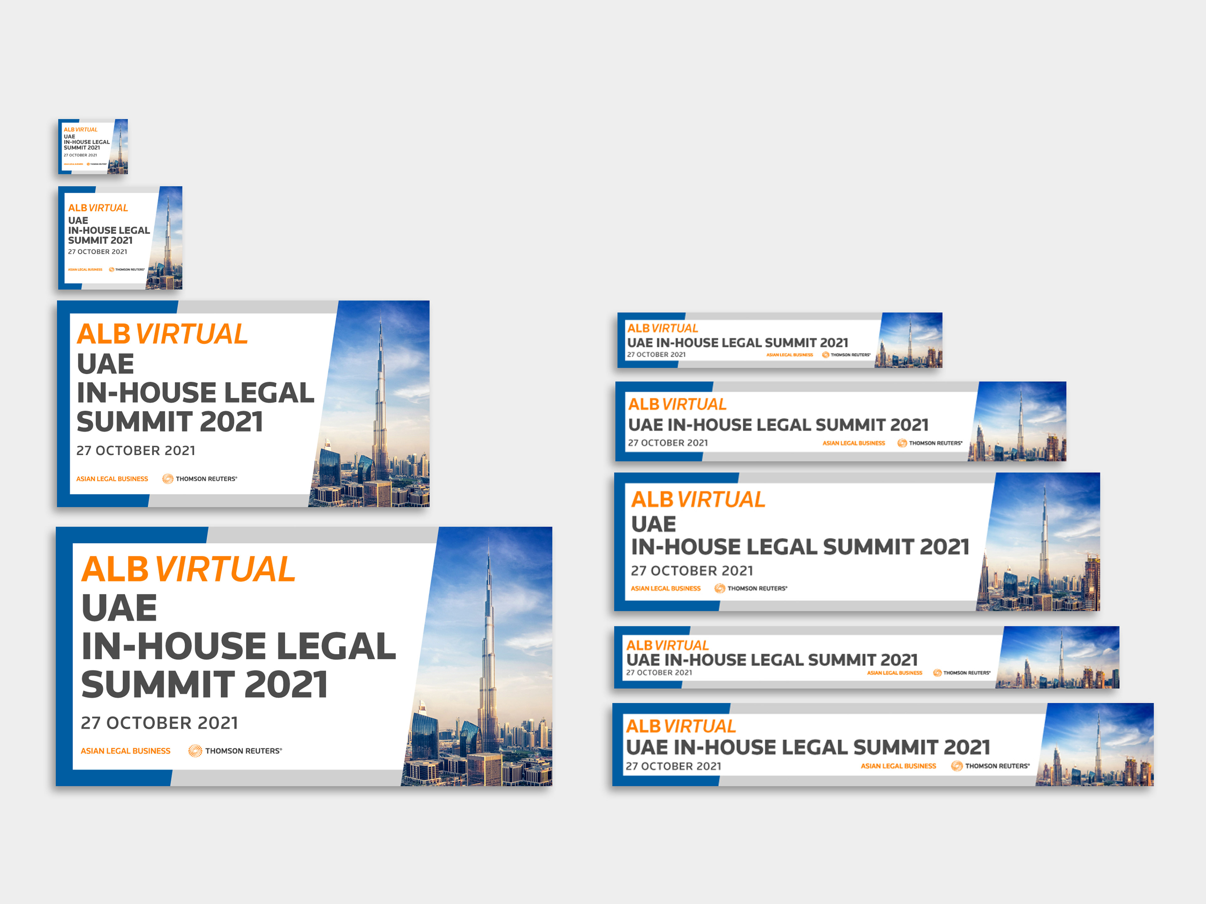 ALB UAE Legal Summit - Web Banners
