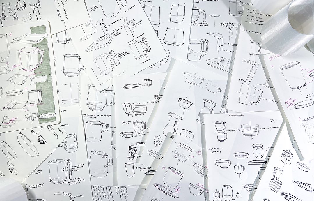 DAILY GRIND industrial ceramics ideation