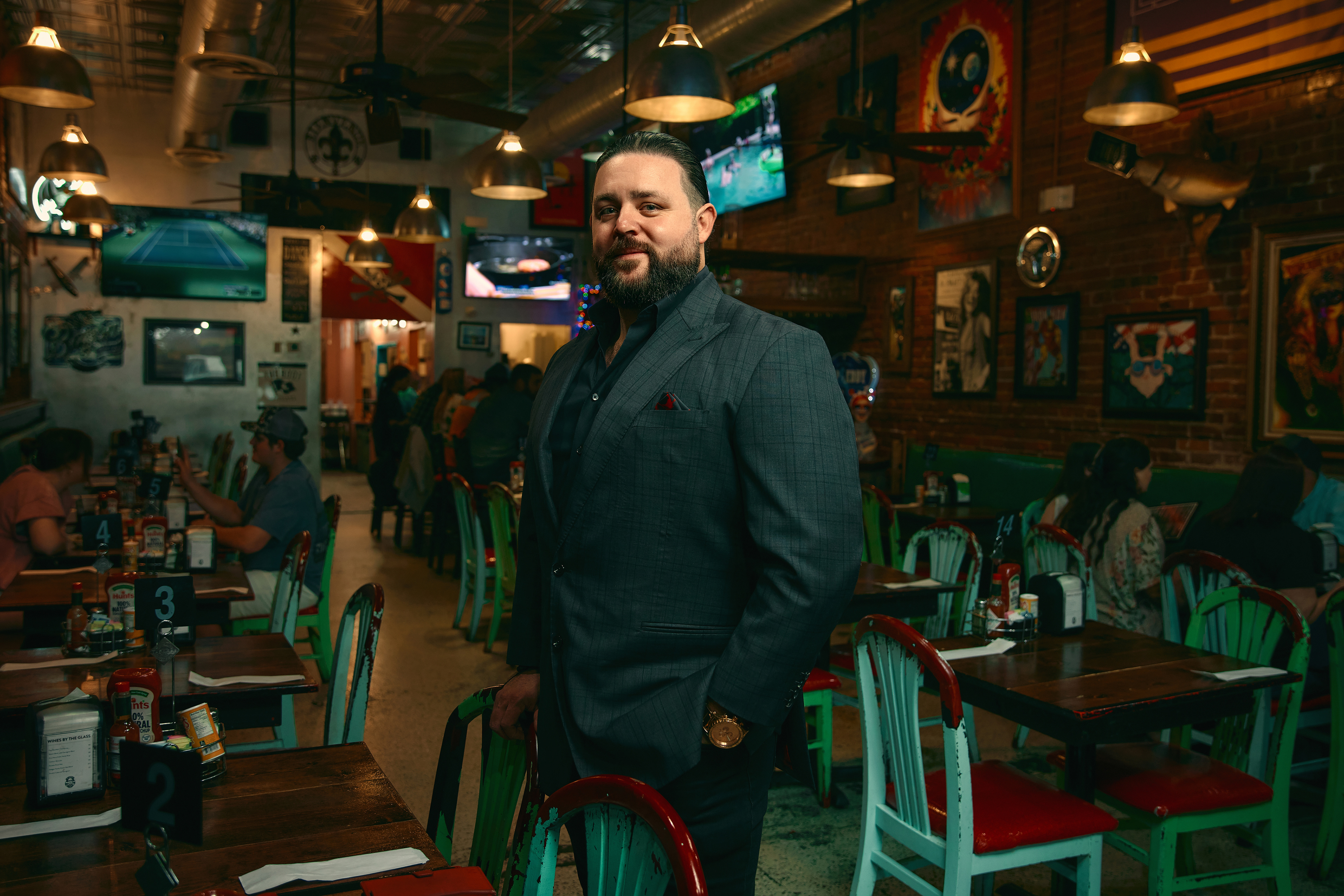 Colt Mire at Tia Juanita's in Downtown Lake Charles, La