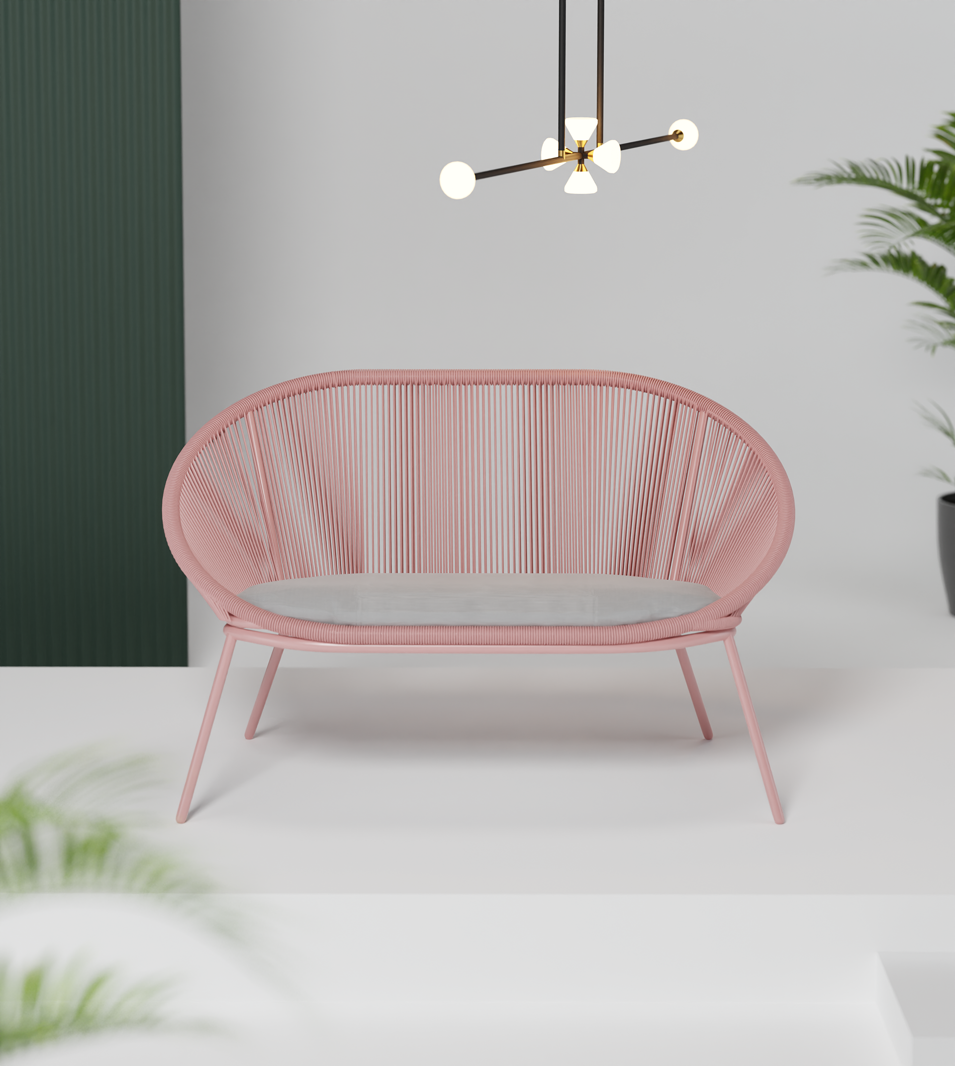 First render of a 2-seat sofa for this range.