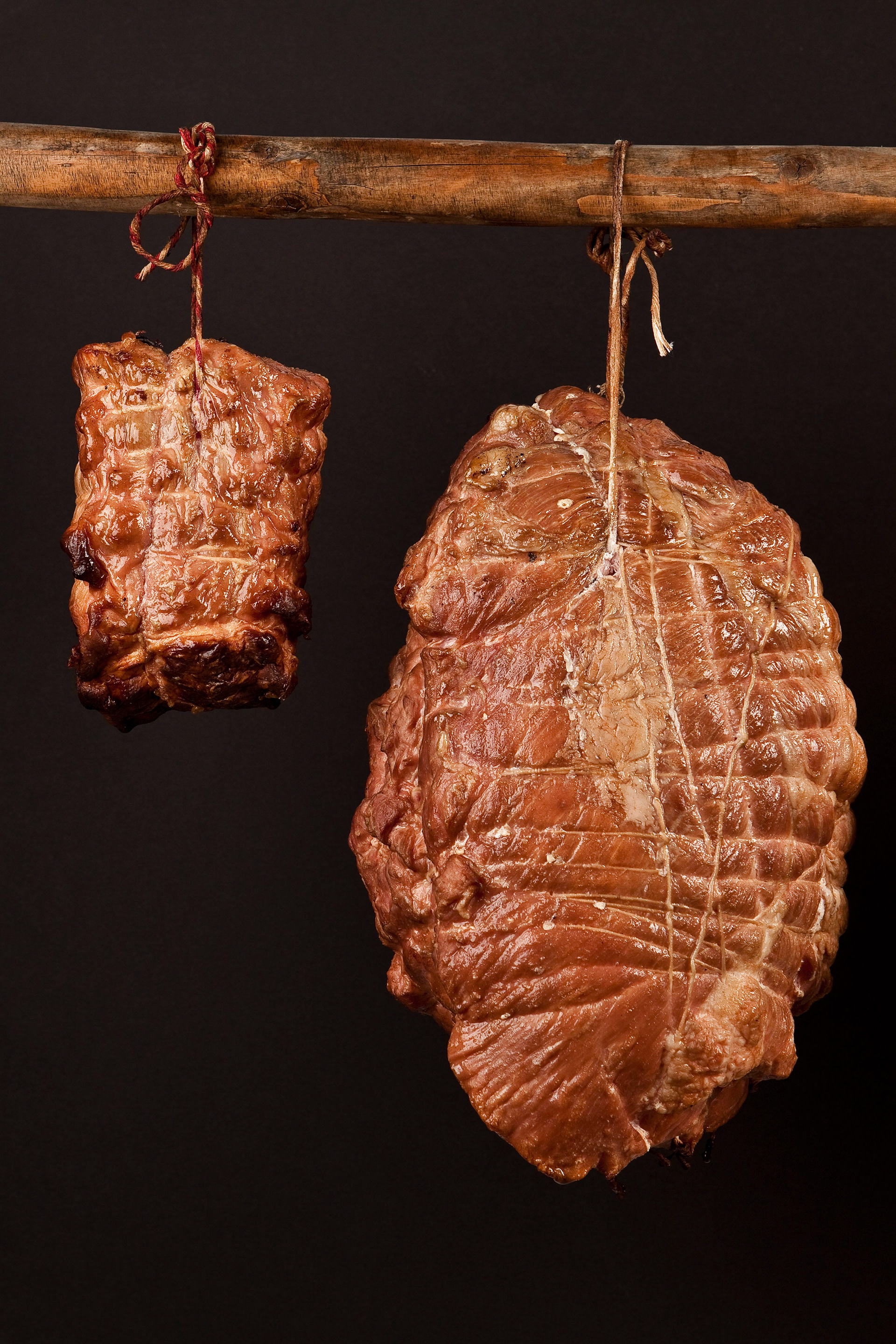 Wędzone wędliny w dymie bukowym