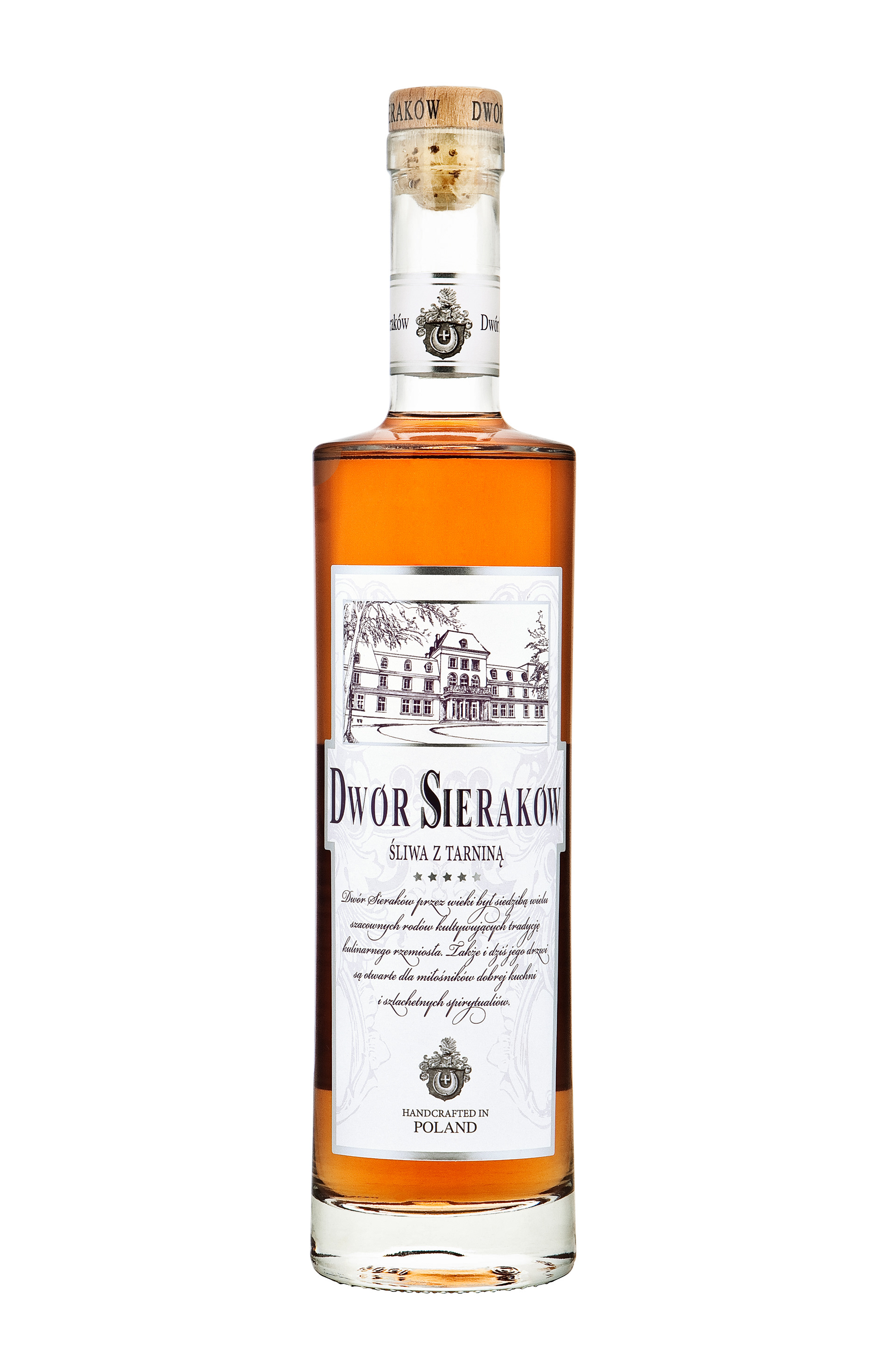 Wódka Dwór Sieraków Śliwa z tarniną