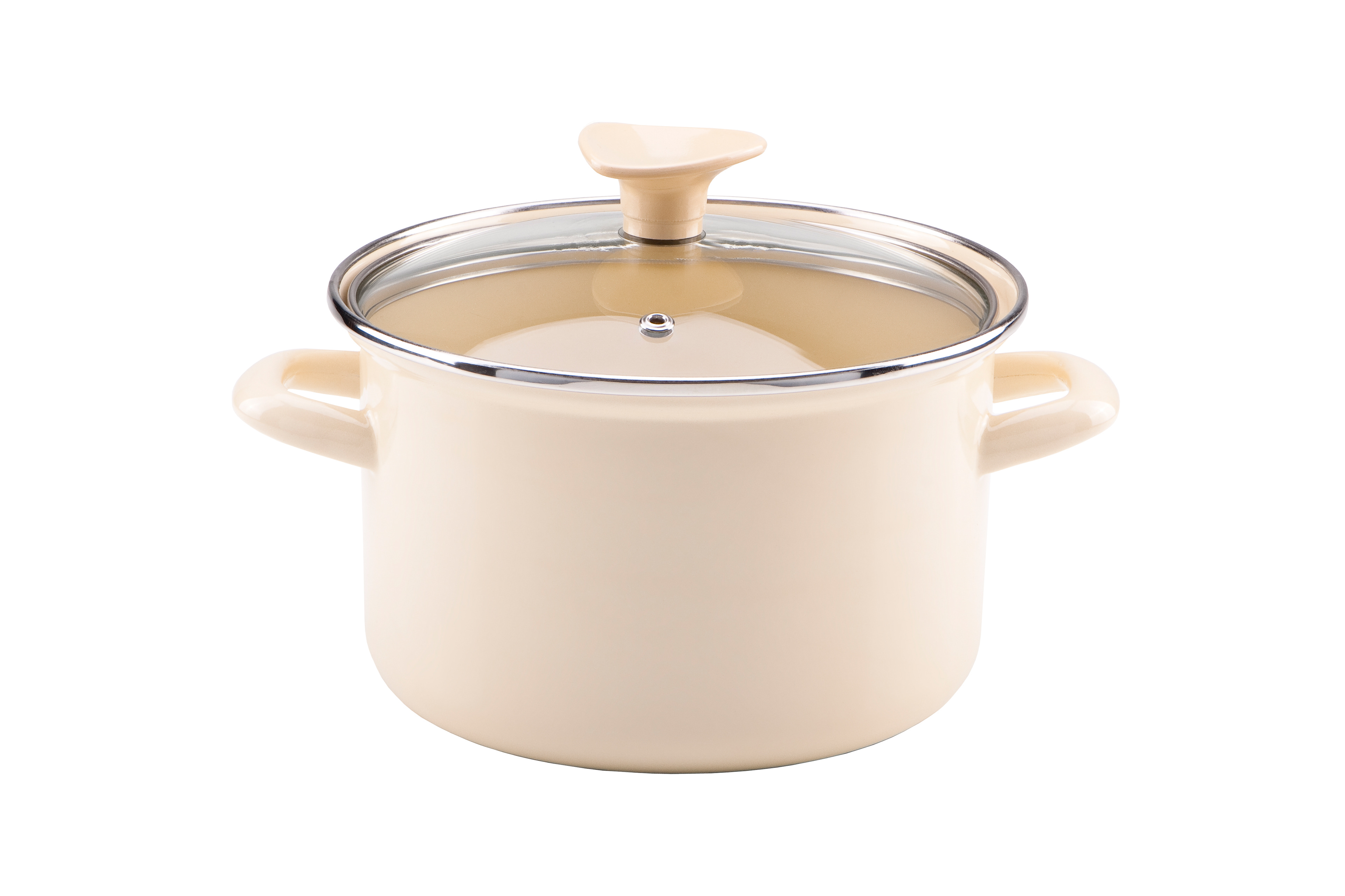 kolorowy komplet garnków Emalia Olkusz