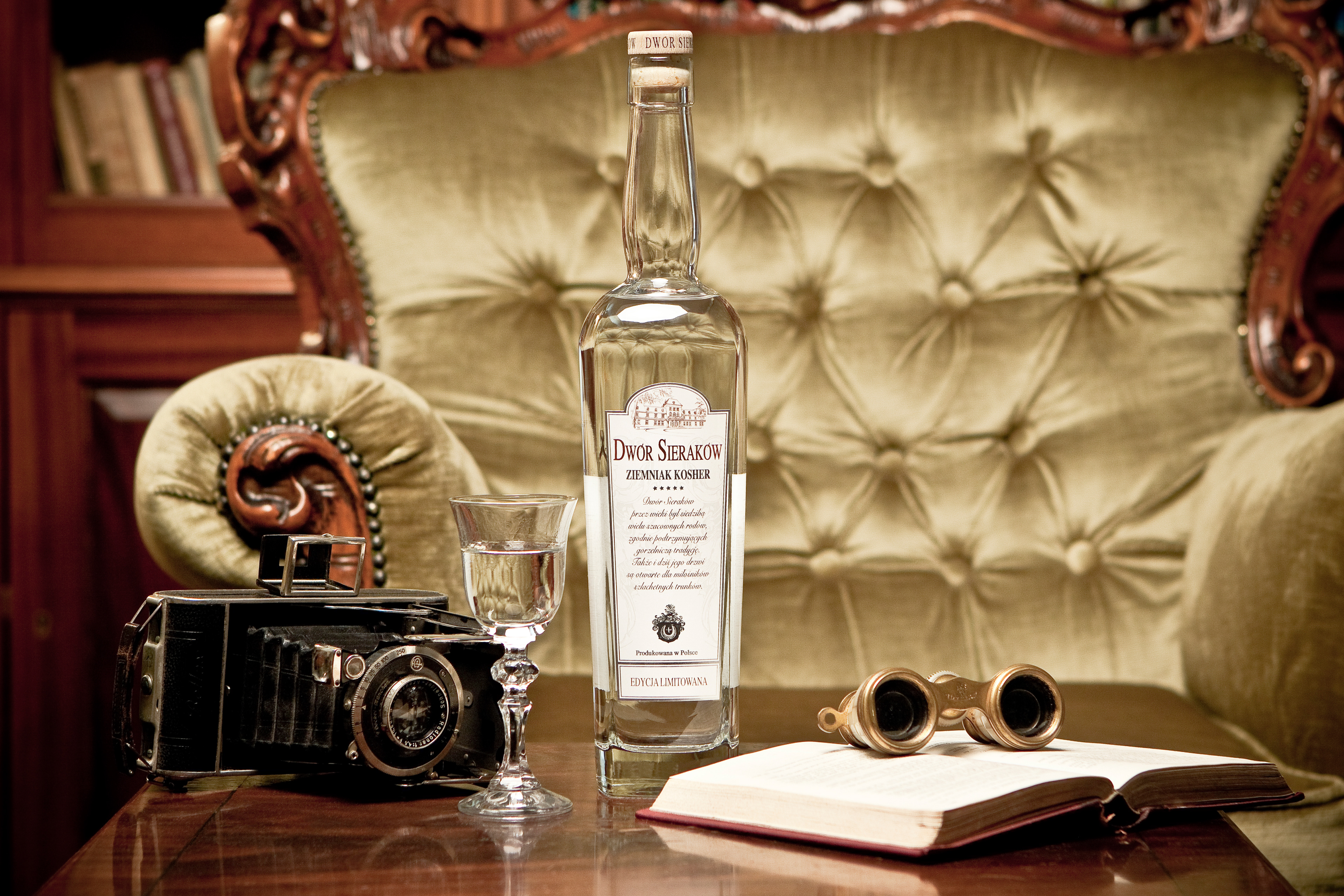 Sesja Wódki Dwór Sieraków dla Dom Wina