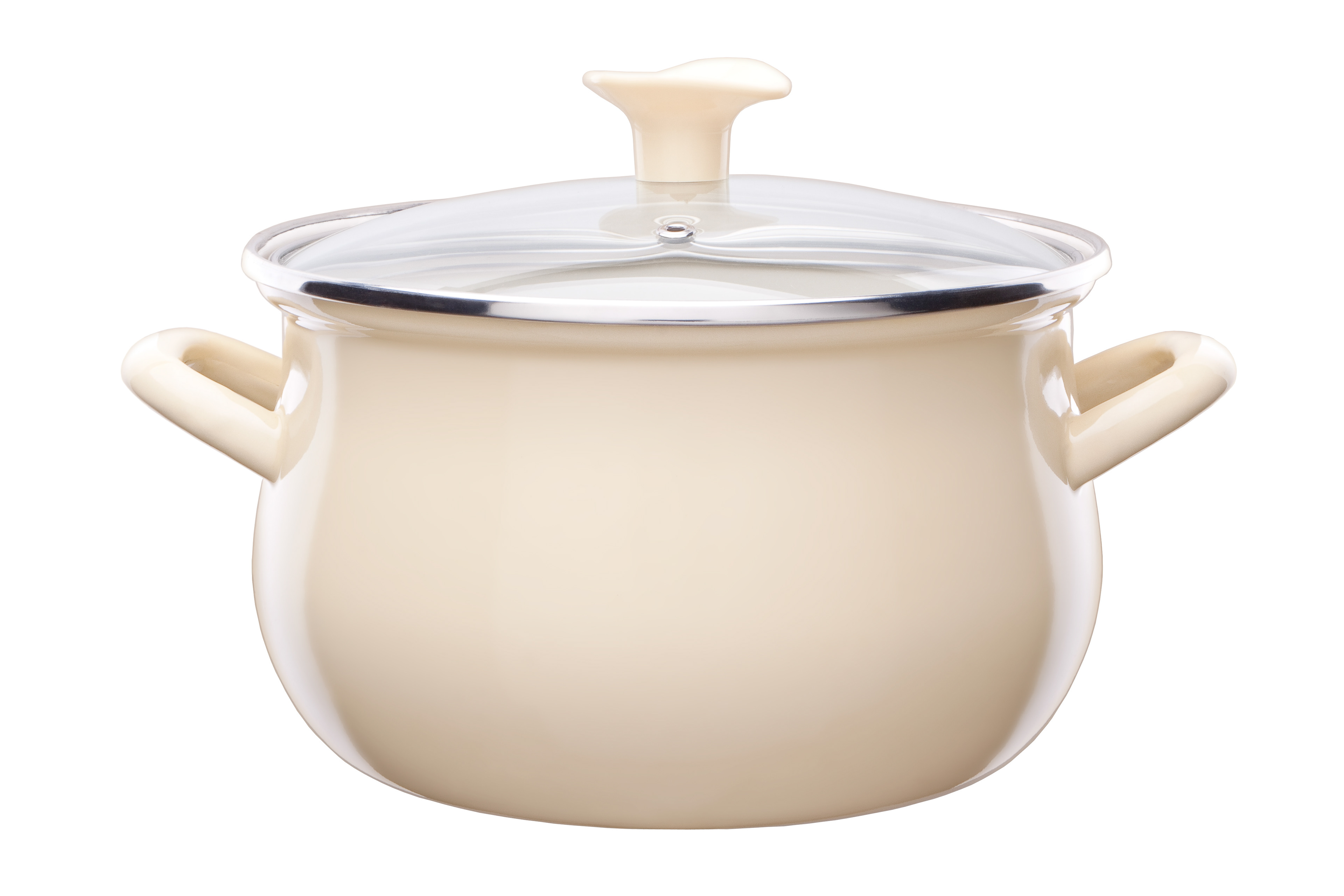 pastelowy komplet garnków Emalia Olkusz