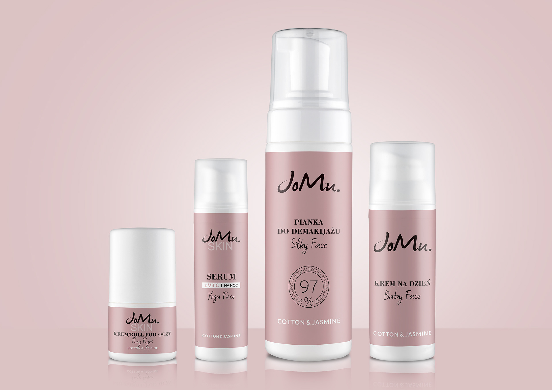 seria kosmetyków dla  marki YoMu Katarzyny Krzeszowskiej