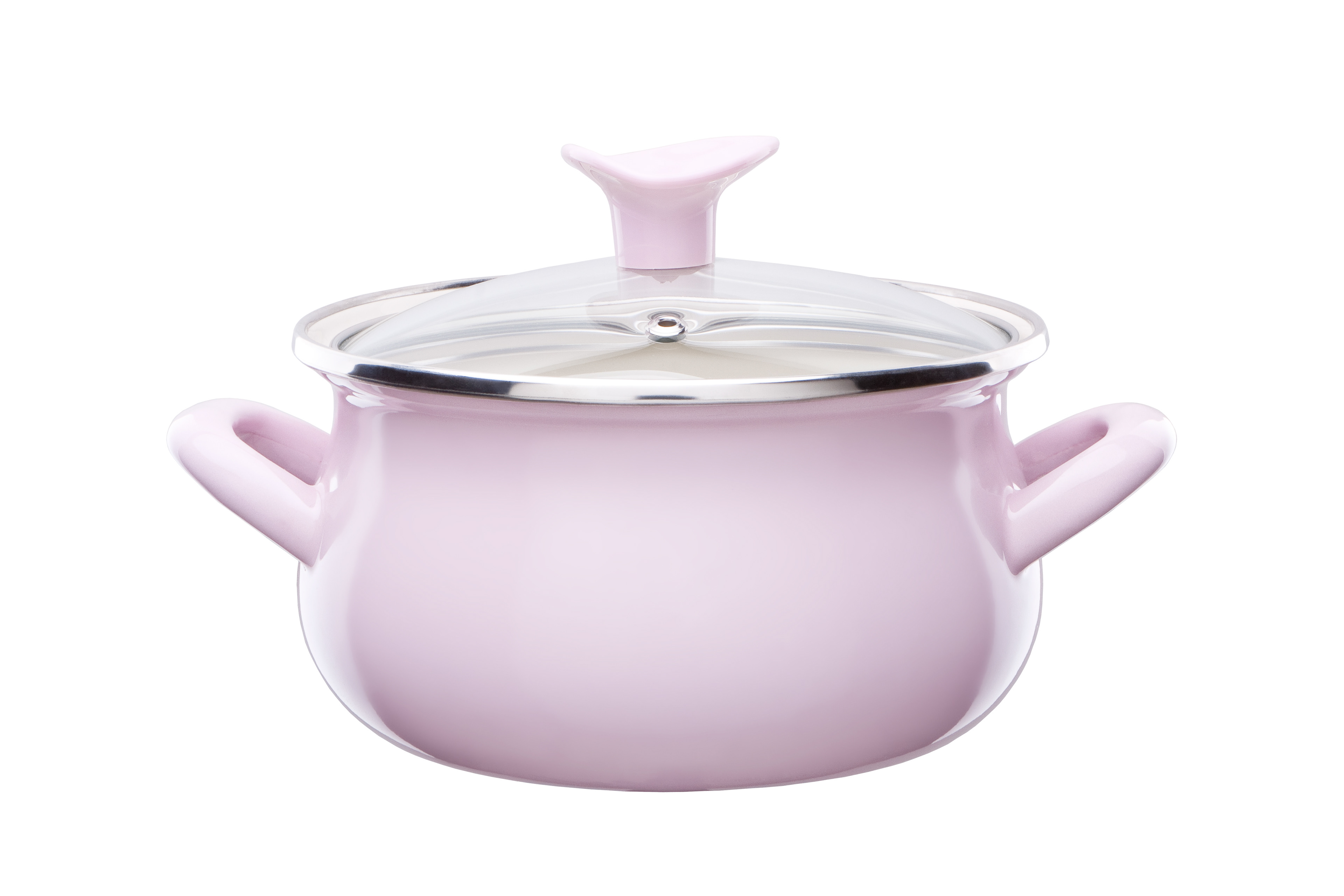 pastelowy komplet garnków Emalia Olkusz