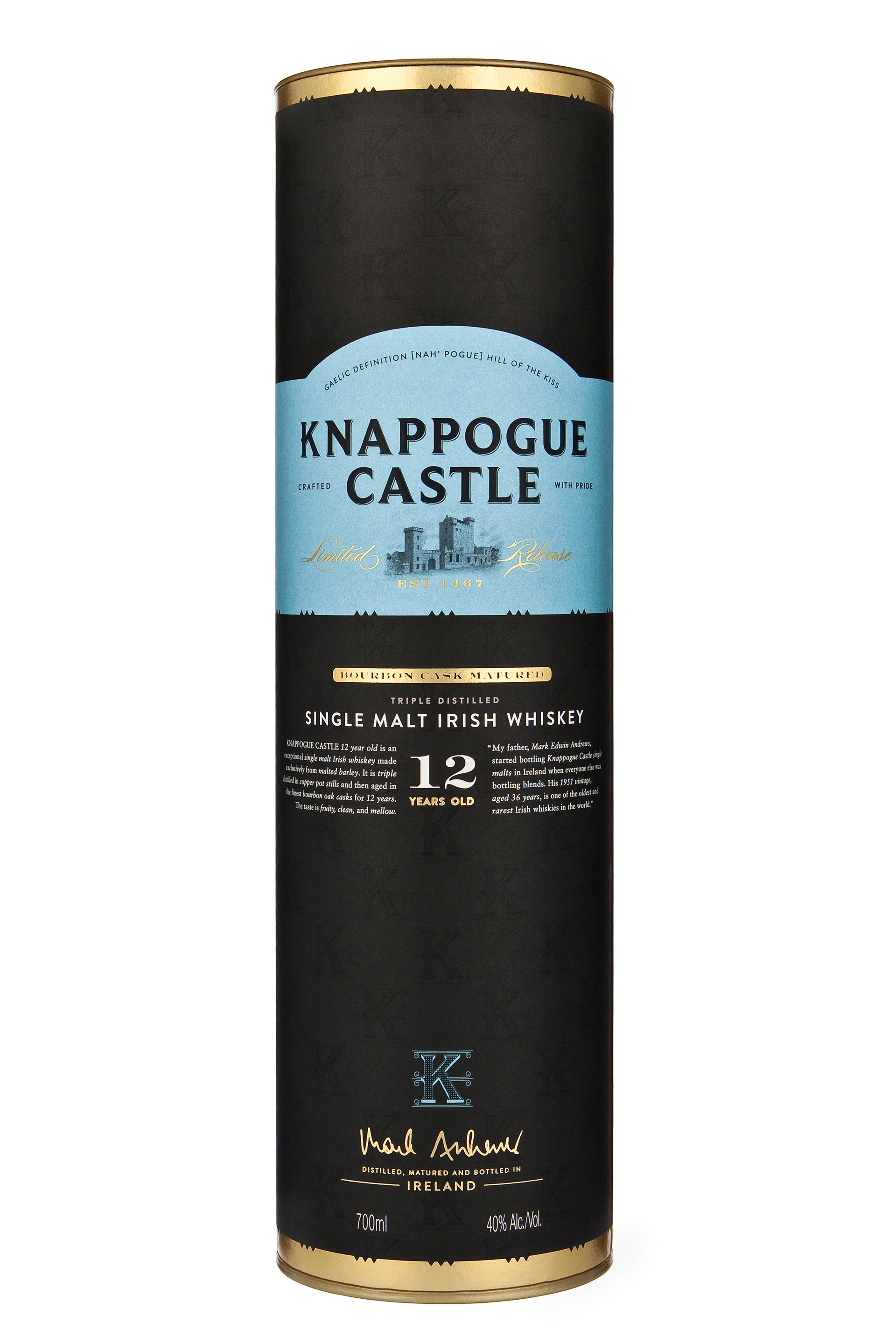 Knappogue Castle Irish Whiskey foto dla Exclusive Brands