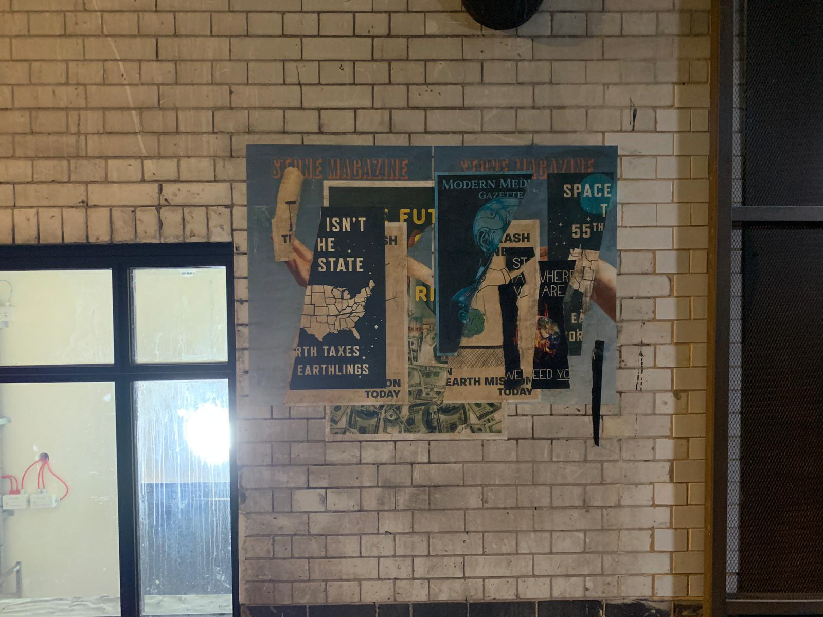 Alleyway posters featuring various posters designed by the whole graphics team