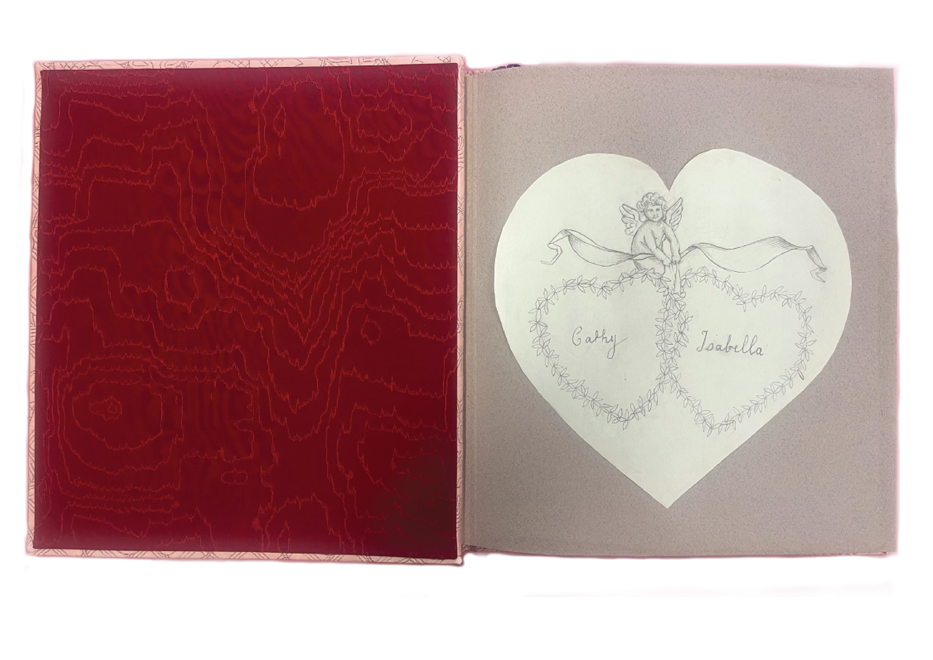 1. Cathy and Isabella cupid drawing