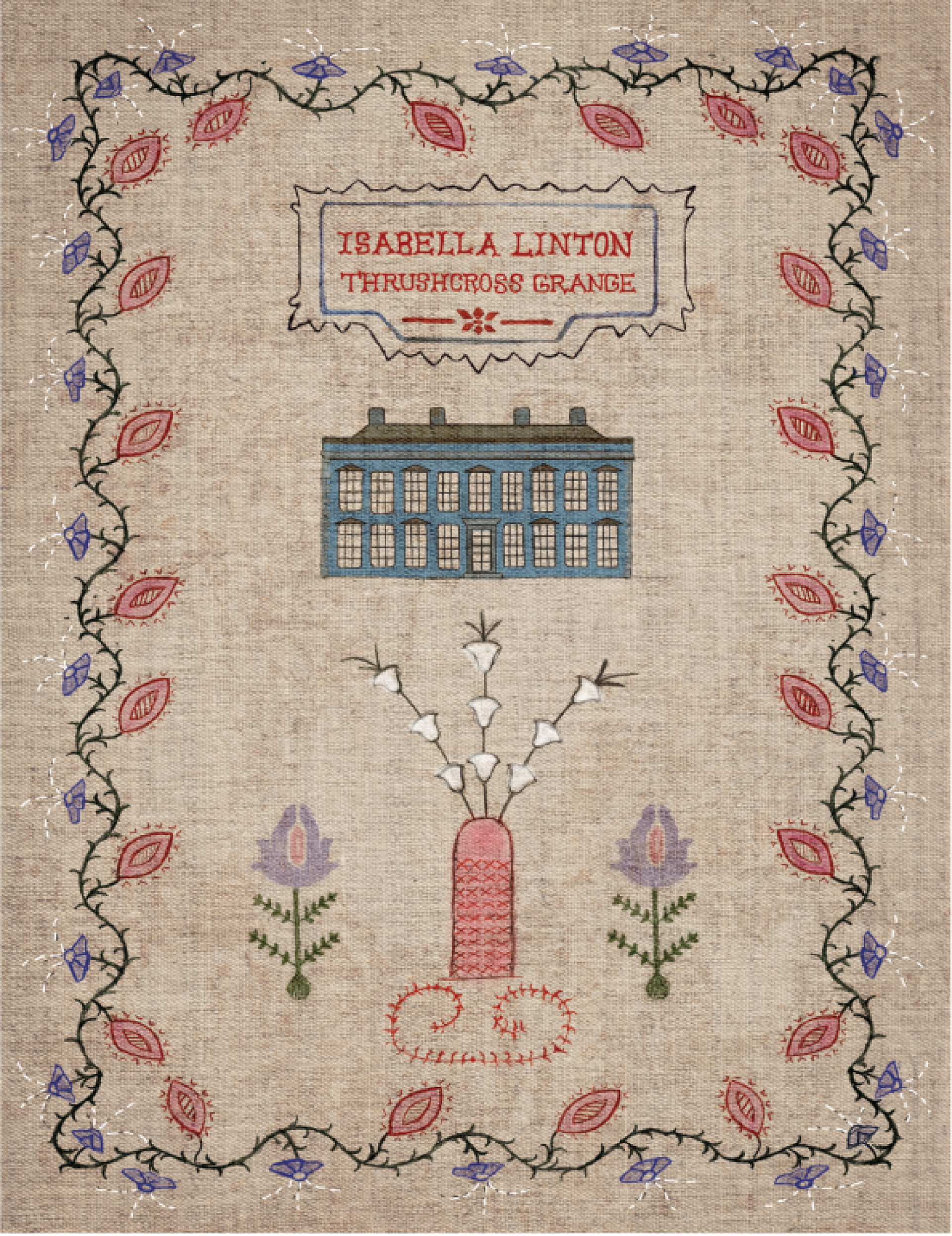 Photoshop concept of Isabella's embroidery