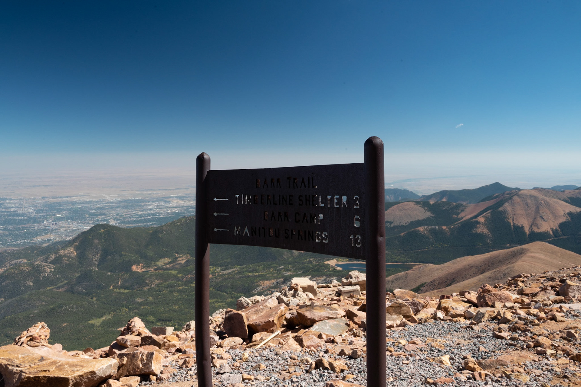 Barr Trail Sign