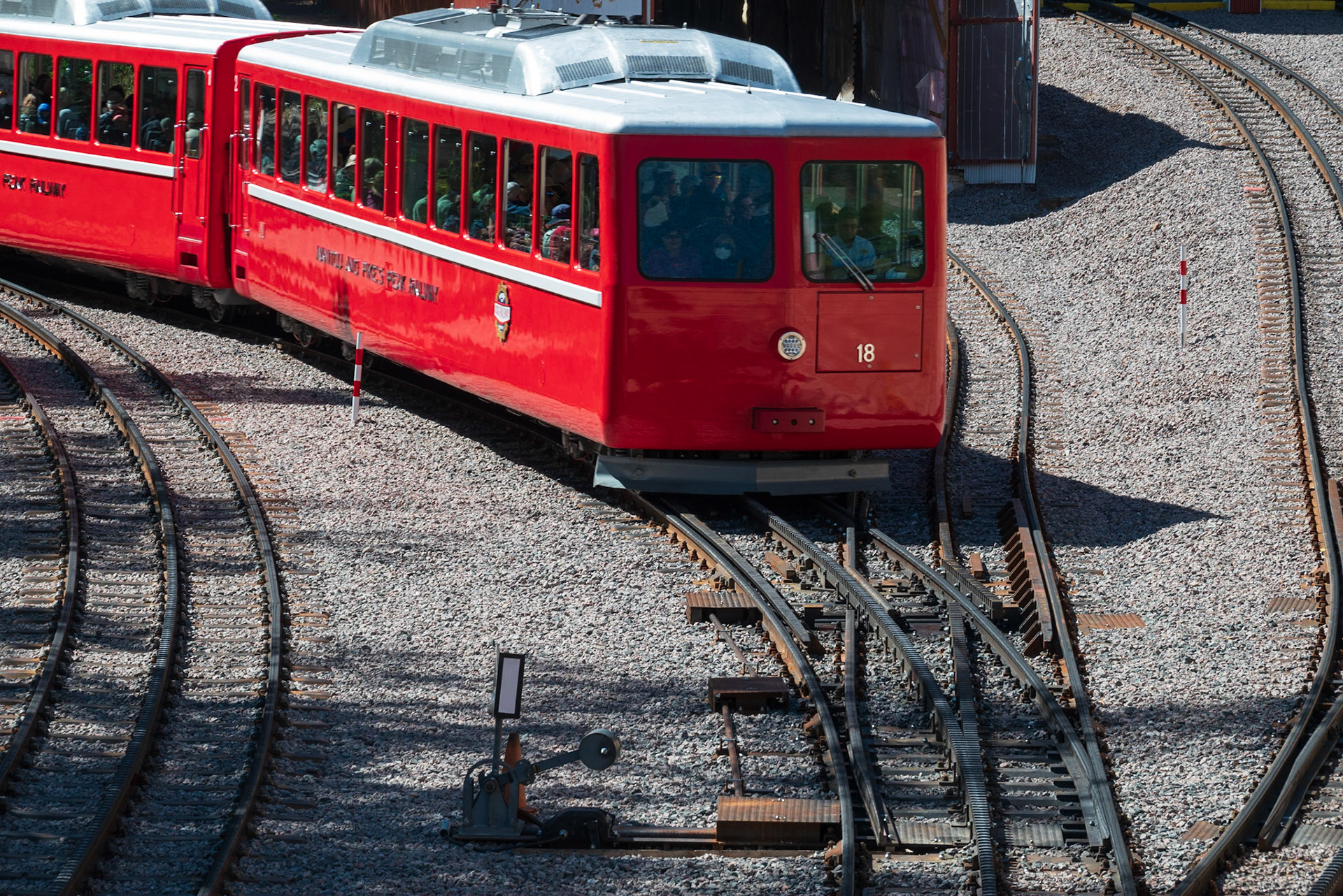 Trainset Arriving in Manitou