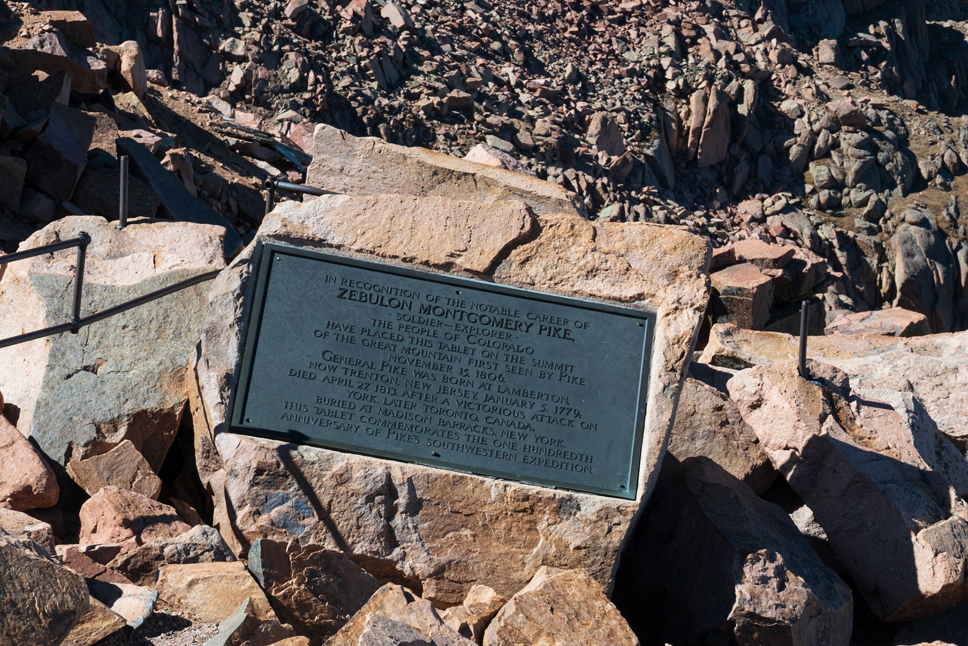 Zebulon Pike Plaque