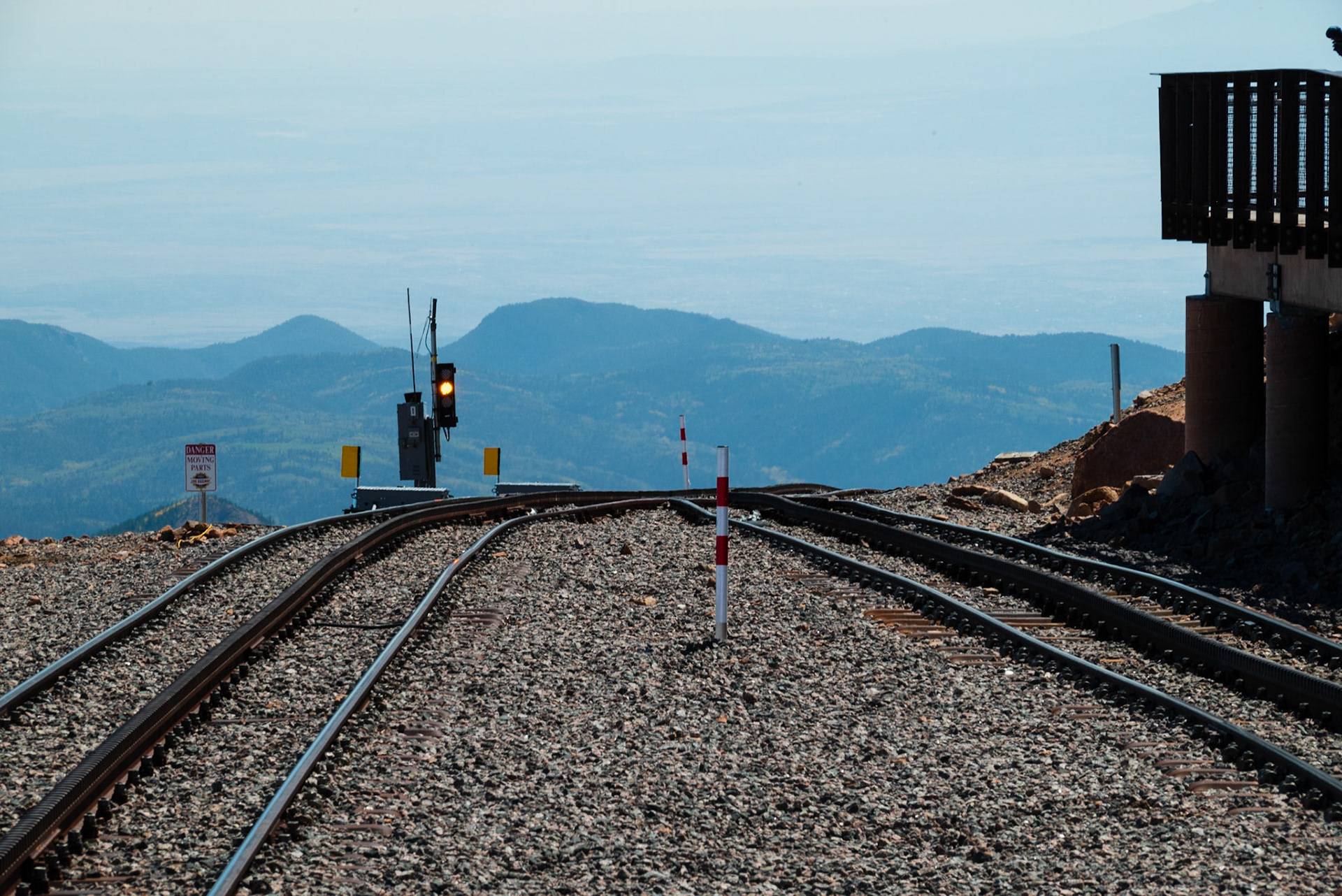 Turnout at the Summit Looking East