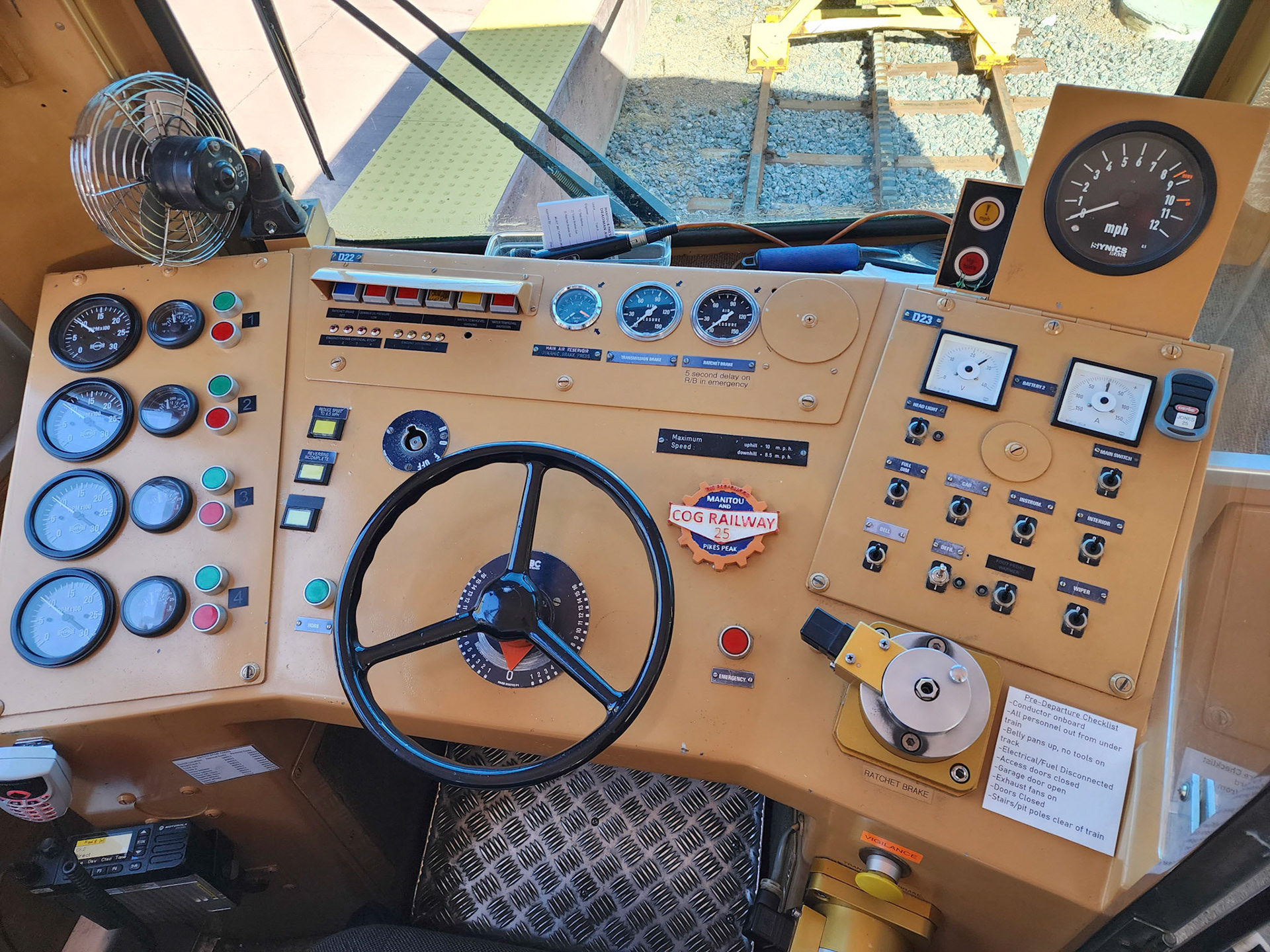 Control Desktop for Pikes Peak Cog RR