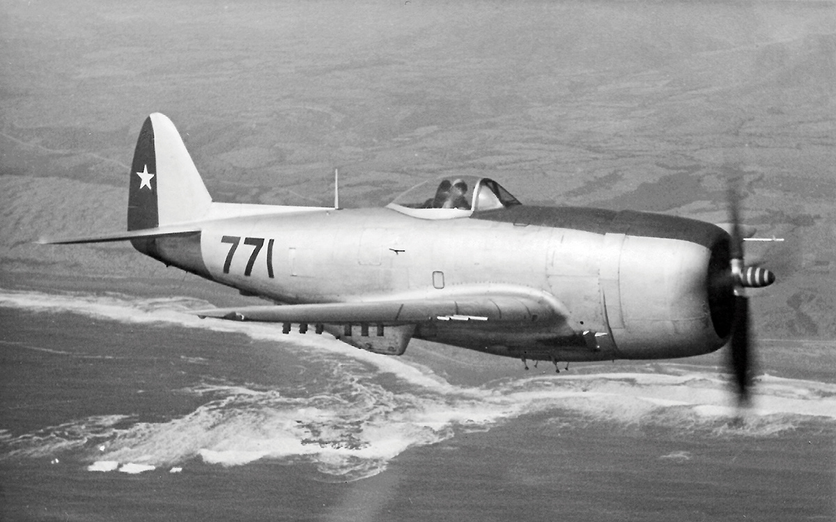 1954 - Republic P-47D Thunderbolt No. 771 del Grupo N° 11 - (Sergio Contardo F.)