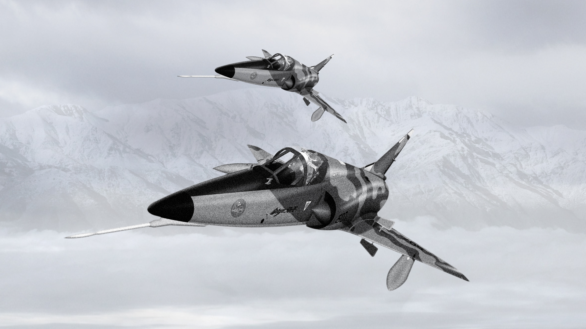 Mirage 50FC del Grupo de Aviación N° 4