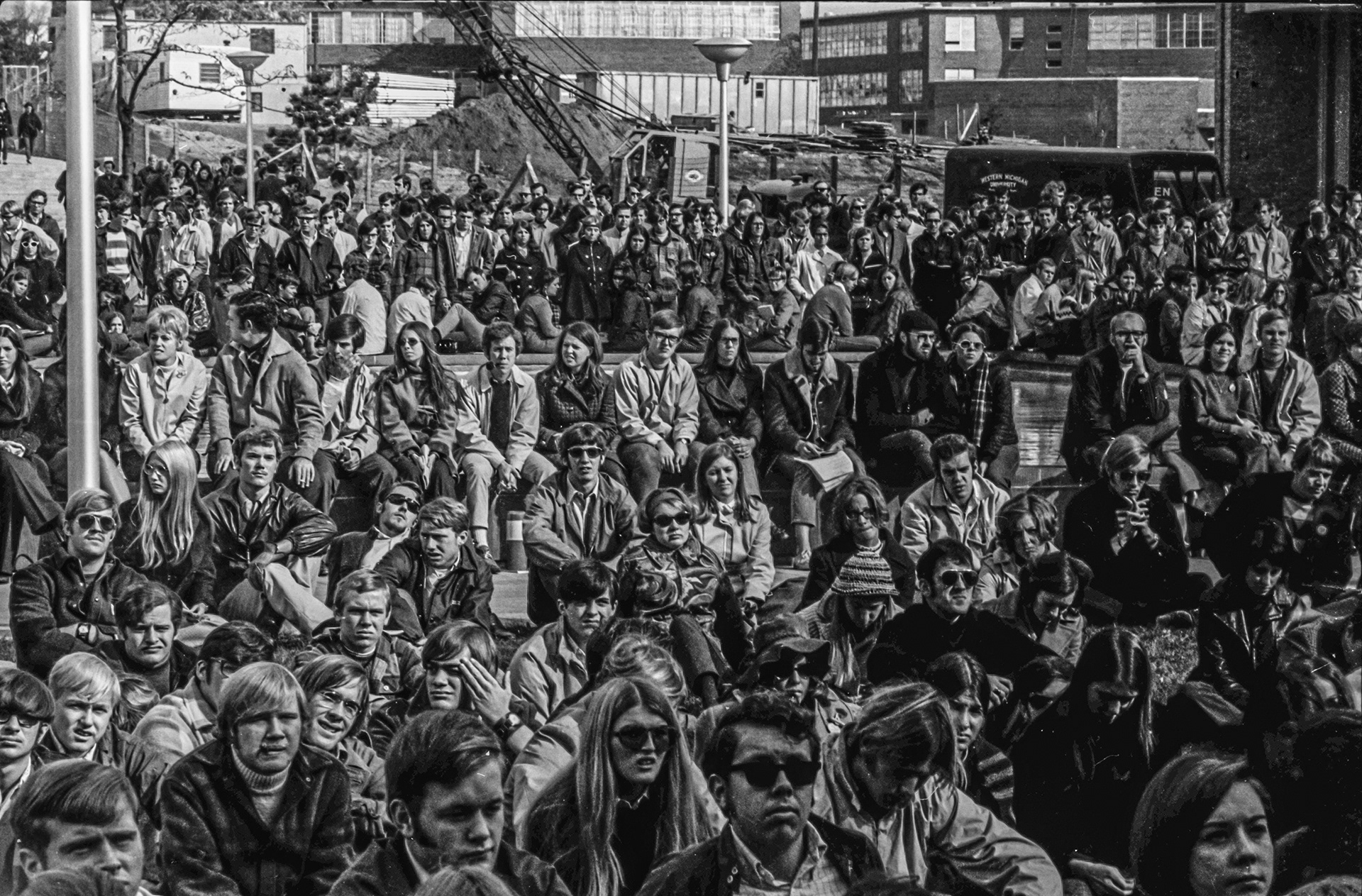 Campus protest rally