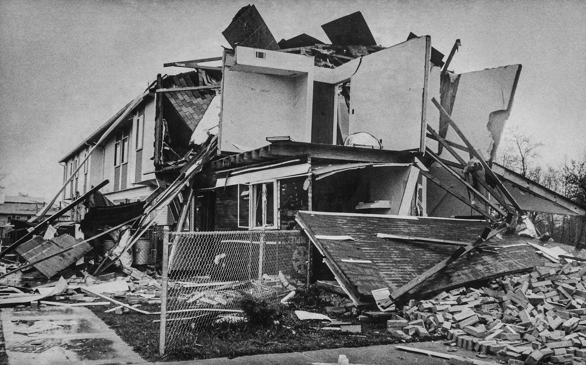 Apartment explosion